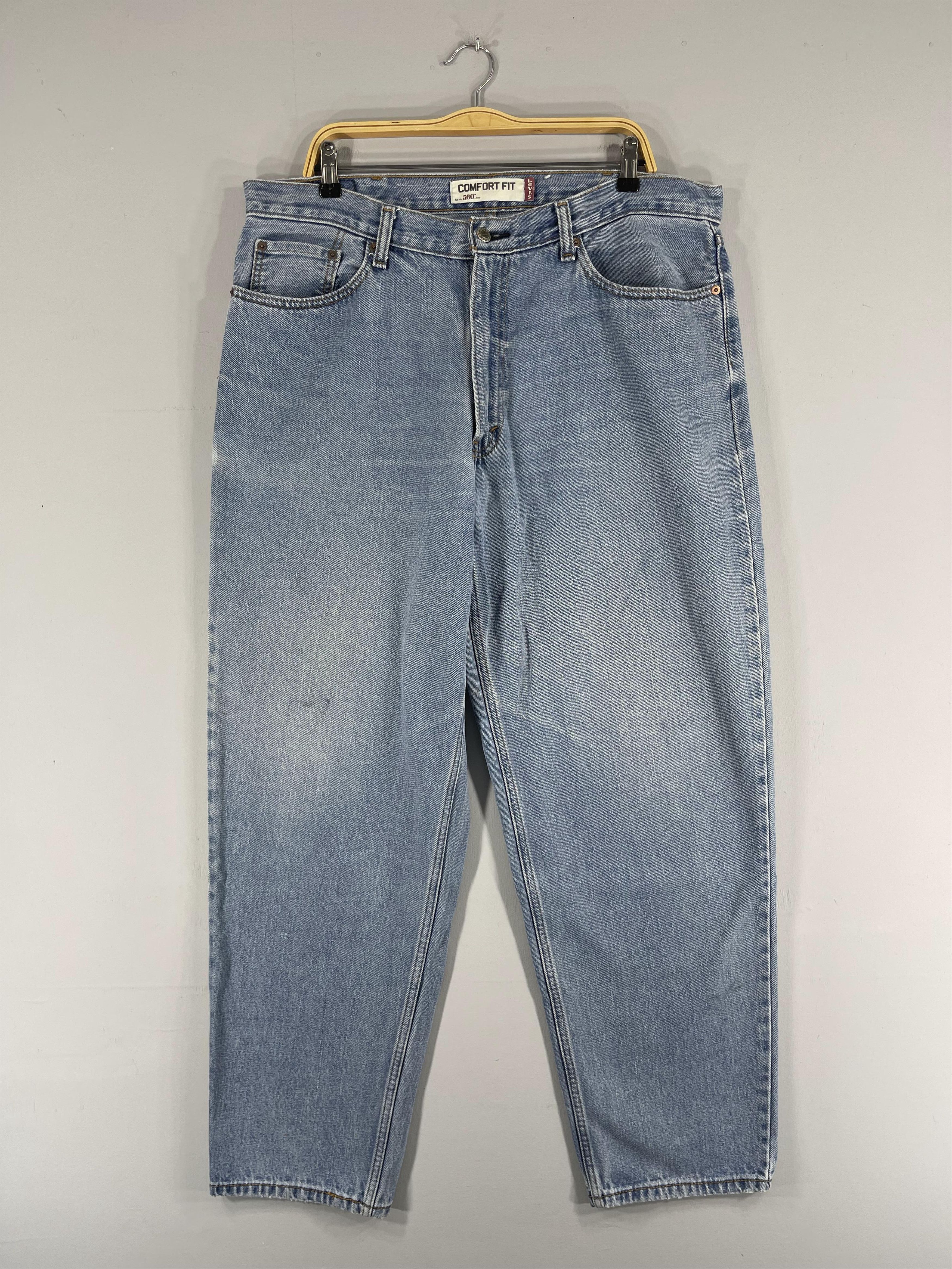 W39 L31 Vintage Levis 560 Dirty Reinforcement Jeans