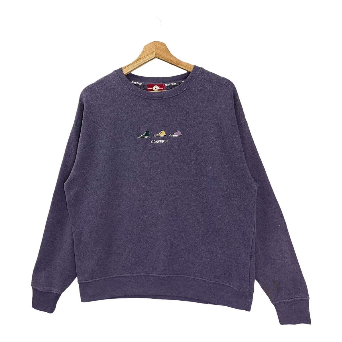 Converse Converse Centre Logo Pullover Crewneck Sweatshirt Size S Size US S / EU 44-46 / 1 - 3 Thumbnail