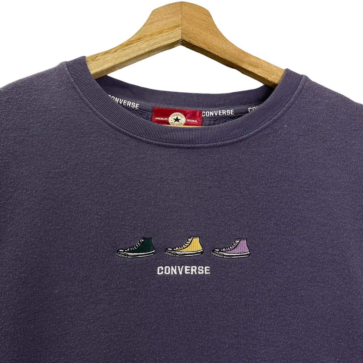 Converse Converse Centre Logo Pullover Crewneck Sweatshirt Size S Size US S / EU 44-46 / 1 - 4 Thumbnail