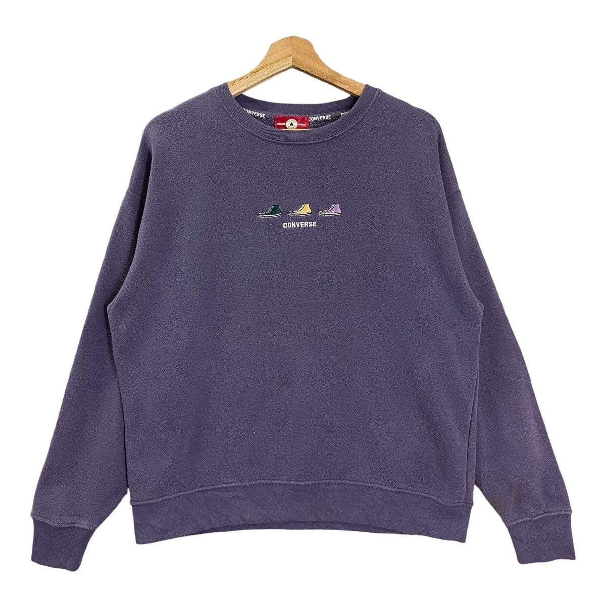 Converse Converse Centre Logo Pullover Crewneck Sweatshirt Size S Size US S / EU 44-46 / 1 - 1 Thumbnail