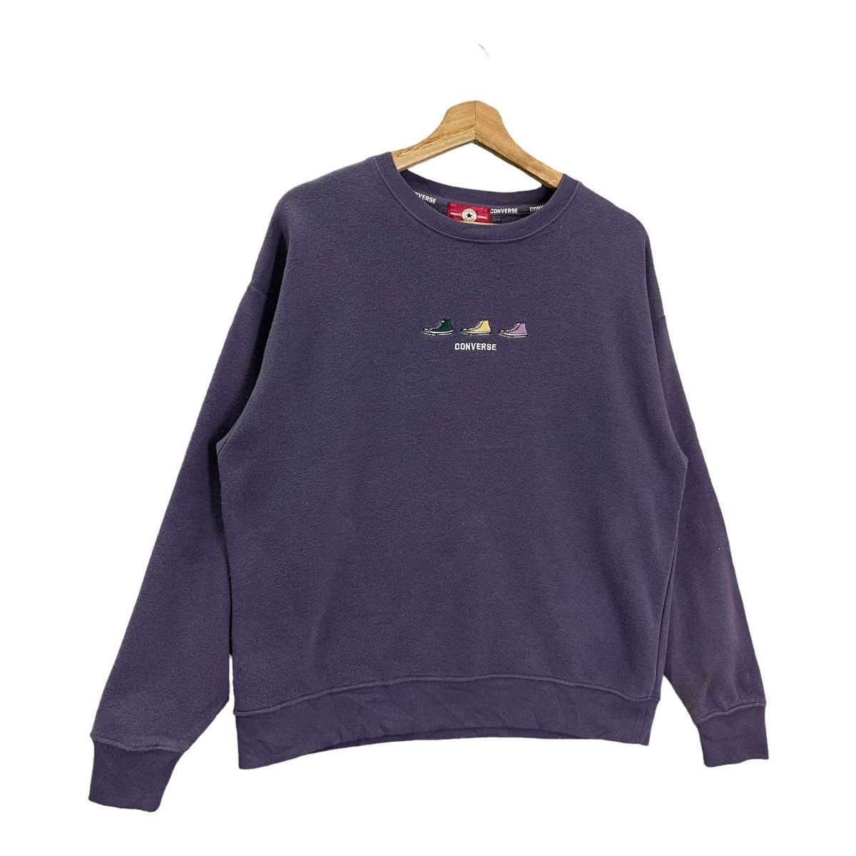 Converse Converse Centre Logo Pullover Crewneck Sweatshirt Size S Size US S / EU 44-46 / 1 - 2 Thumbnail
