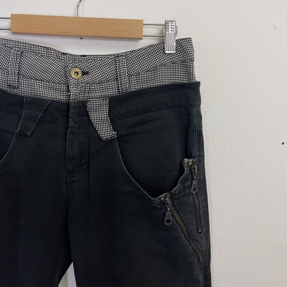 Japanese Brand Vintage Ragout Double Waist Cropped Pants Size US 30 / EU 46 - 2 Thumbnail