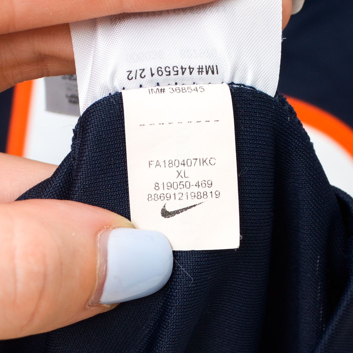 NFL × Nike Chicago Bears Men XL Jersey Shirt Kit Navy #12 Robinson II Size US XL / EU 56 / 4 - 5 Thumbnail
