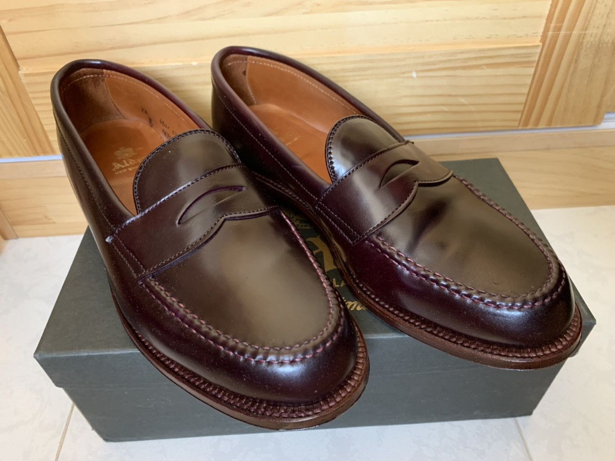 Alden ALDEN THE BUREAU COLOR 8 CORDOVAN LEISURE HANDSEWN MOCCASIN | Grailed
