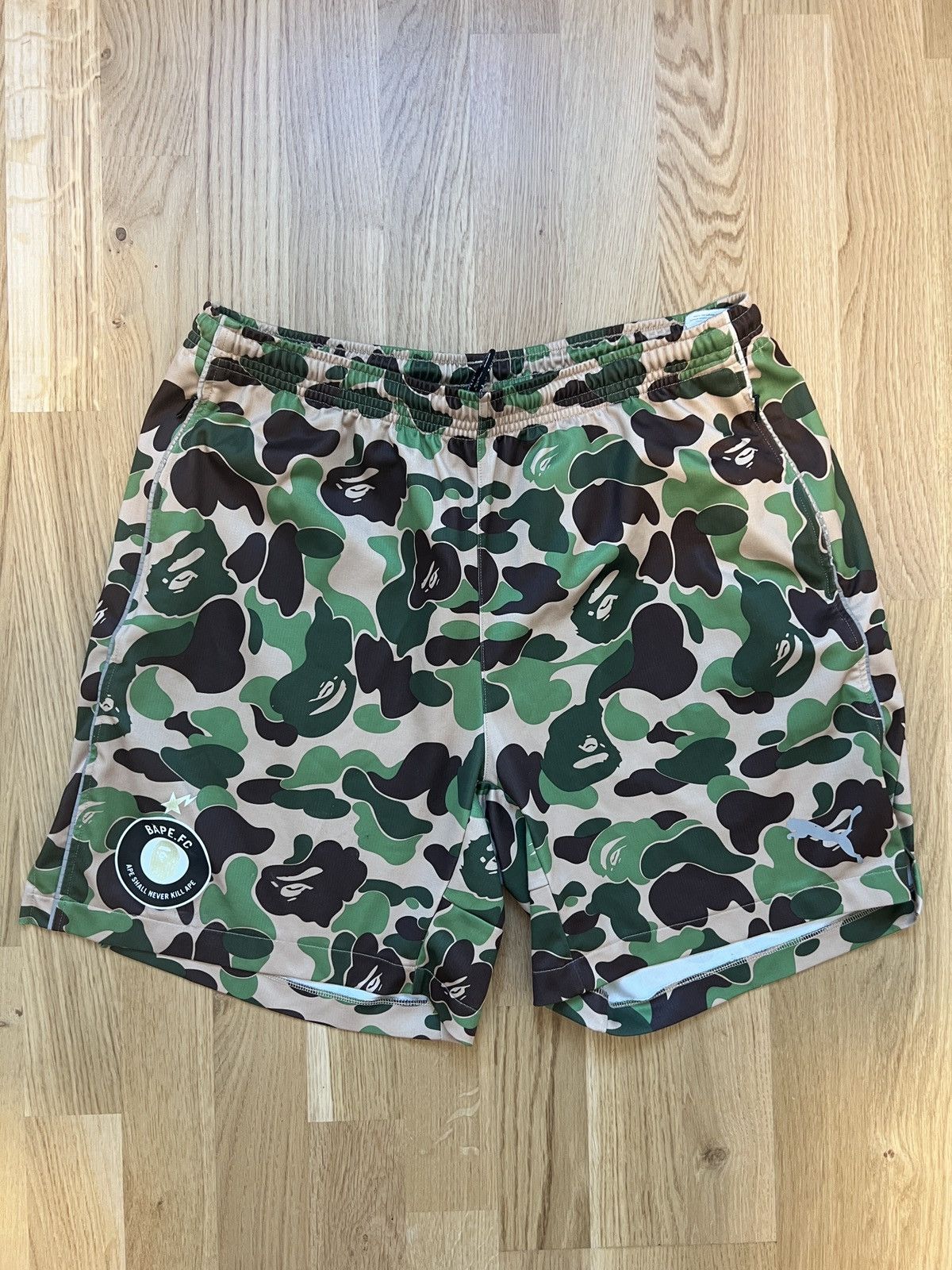 Bape Puma Bape x Puma Camo Shorts XL Grailed