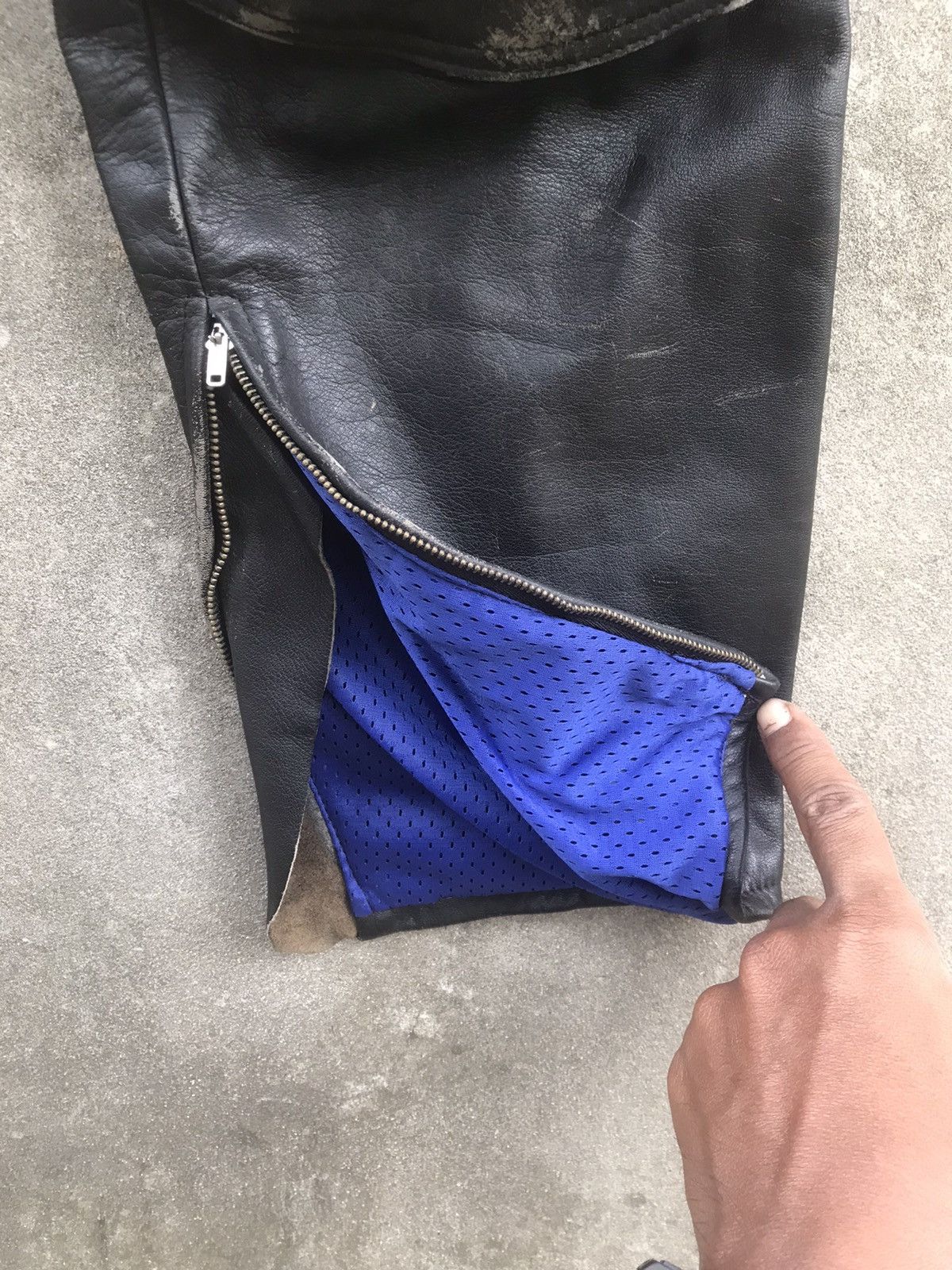 Genuine Leather × Kadoya × Vintage 🔥Rare🔥Vtg Moto Biker Leather Pants Size US 28 / EU 44 - 16 Thumbnail