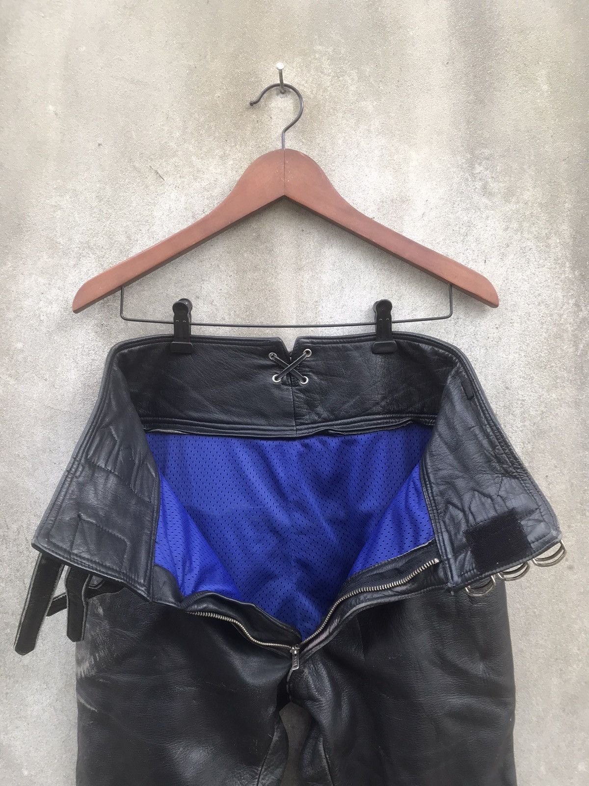 Genuine Leather × Kadoya × Vintage 🔥Rare🔥Vtg Moto Biker Leather Pants Size US 28 / EU 44 - 14 Thumbnail