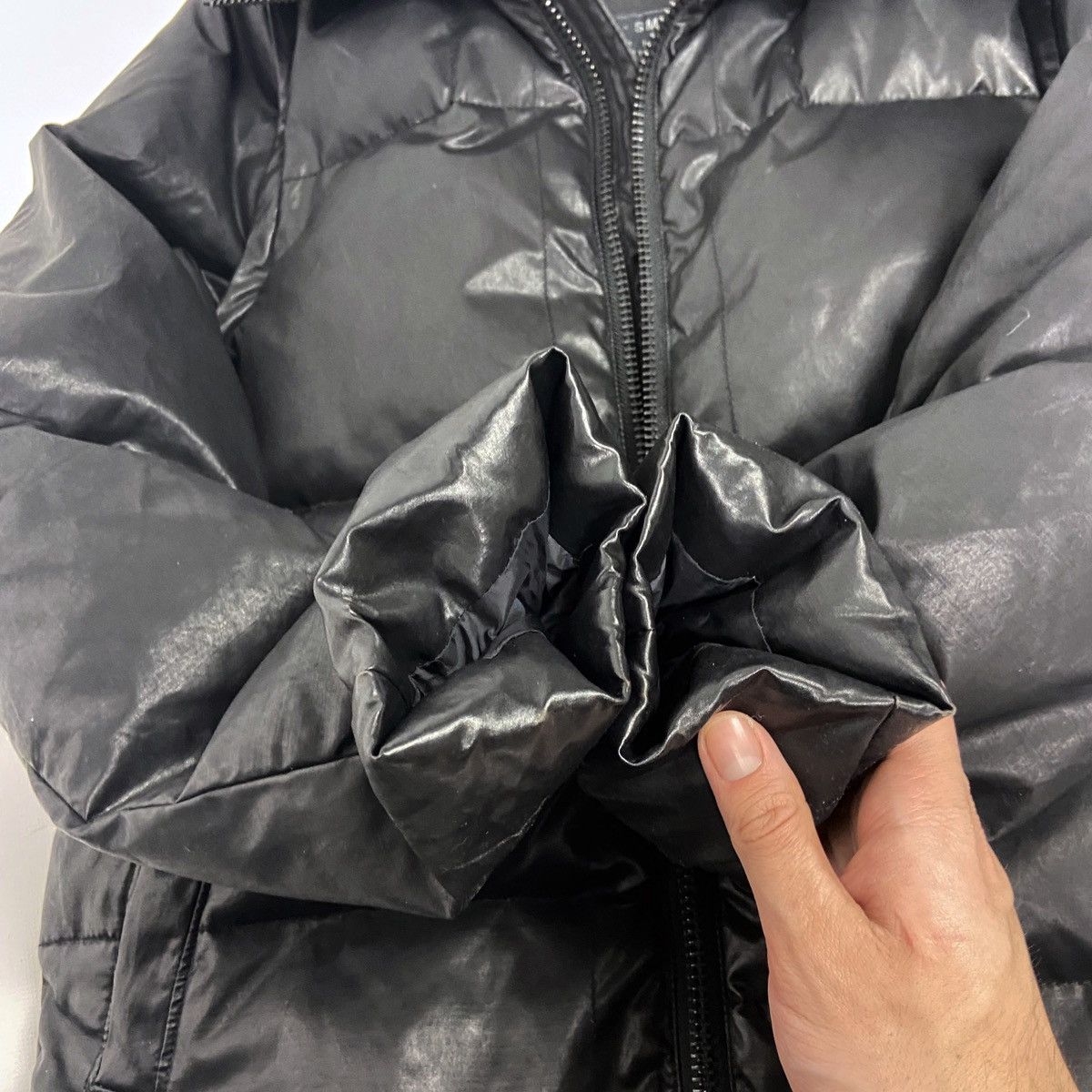 Allsaints Allsaints waxed puffer jacket Coronet black y2k vest 2 in 1 Size US S / EU 44-46 / 1 - 6 Thumbnail