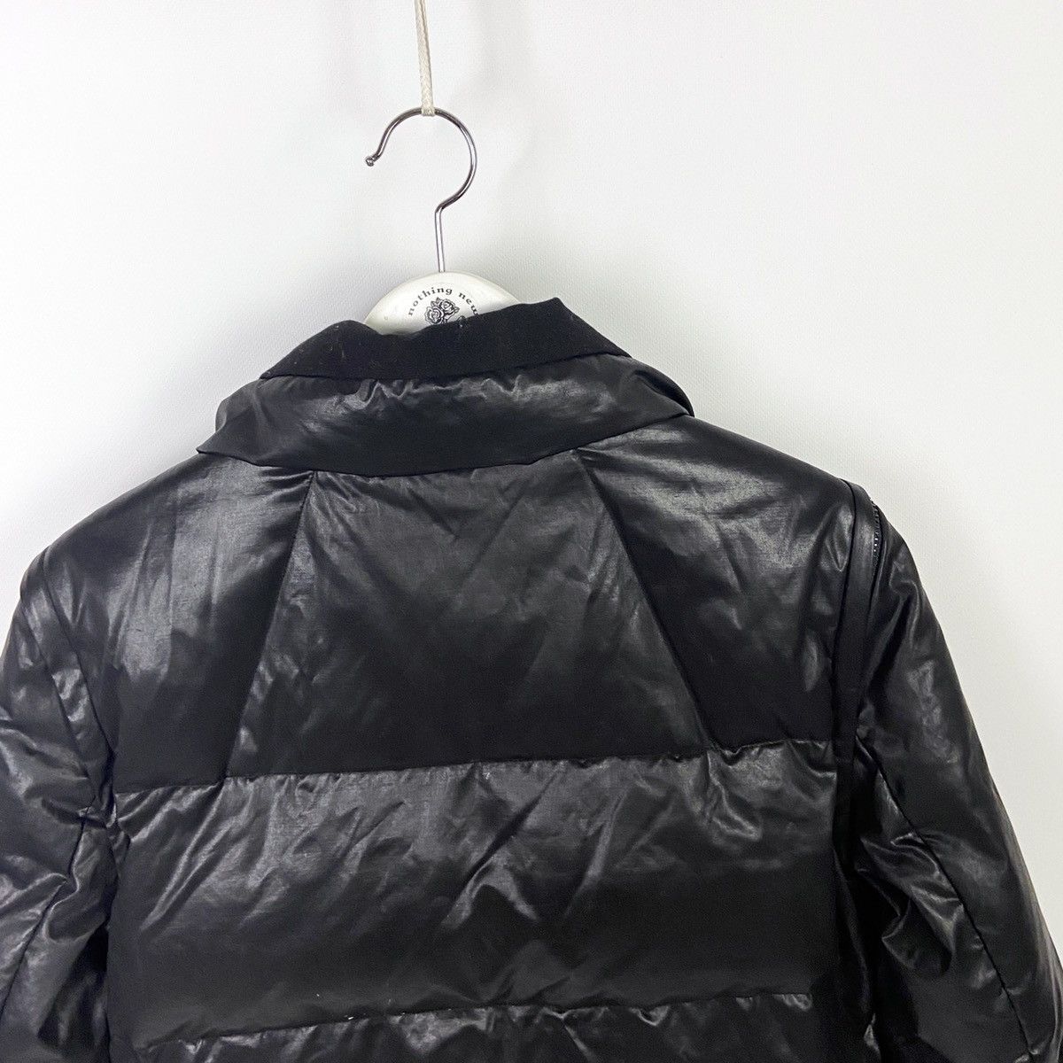 Allsaints Allsaints waxed puffer jacket Coronet black y2k vest 2 in 1 Size US S / EU 44-46 / 1 - 4 Thumbnail