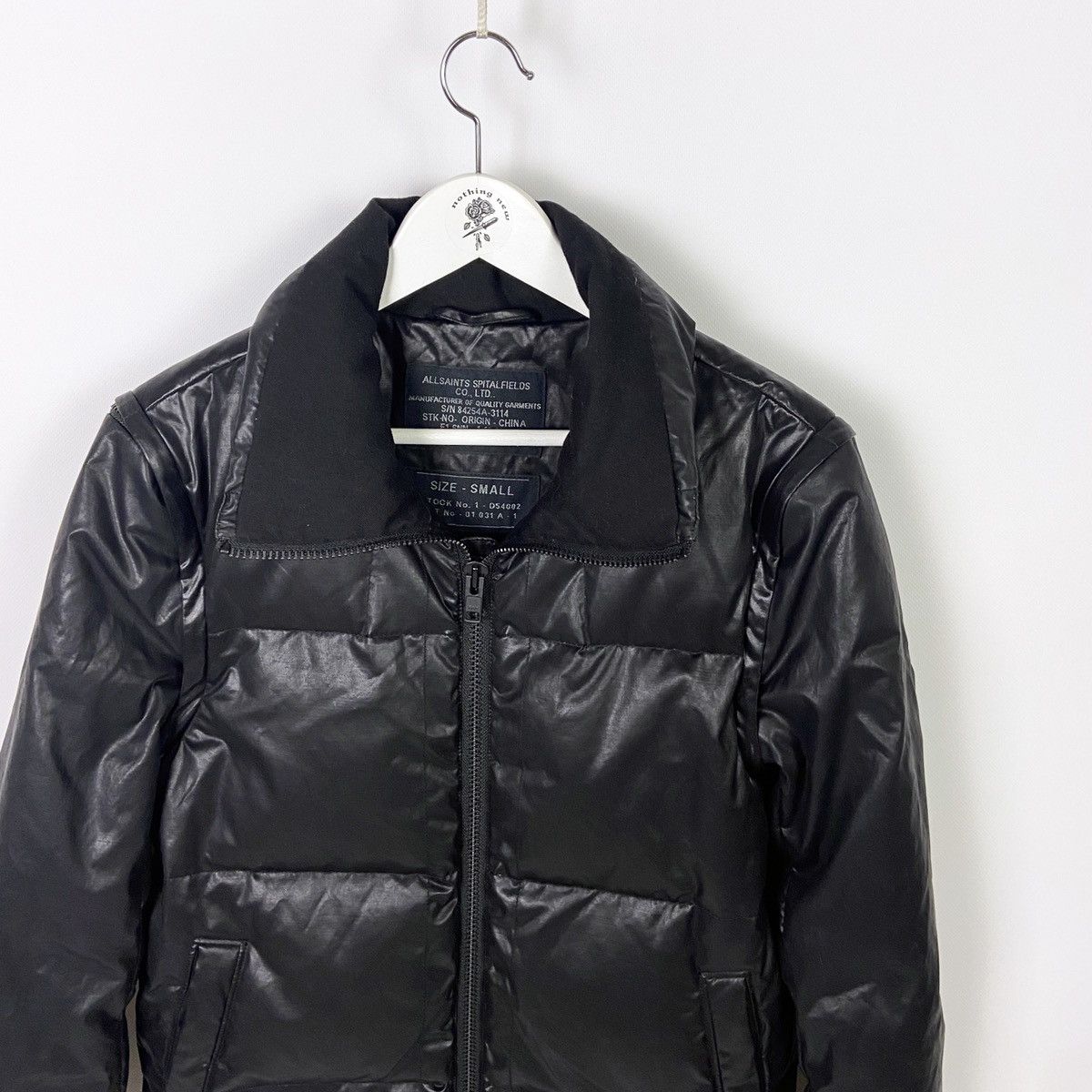 Allsaints Allsaints waxed puffer jacket Coronet black y2k vest 2 in 1 Size US S / EU 44-46 / 1 - 3 Thumbnail