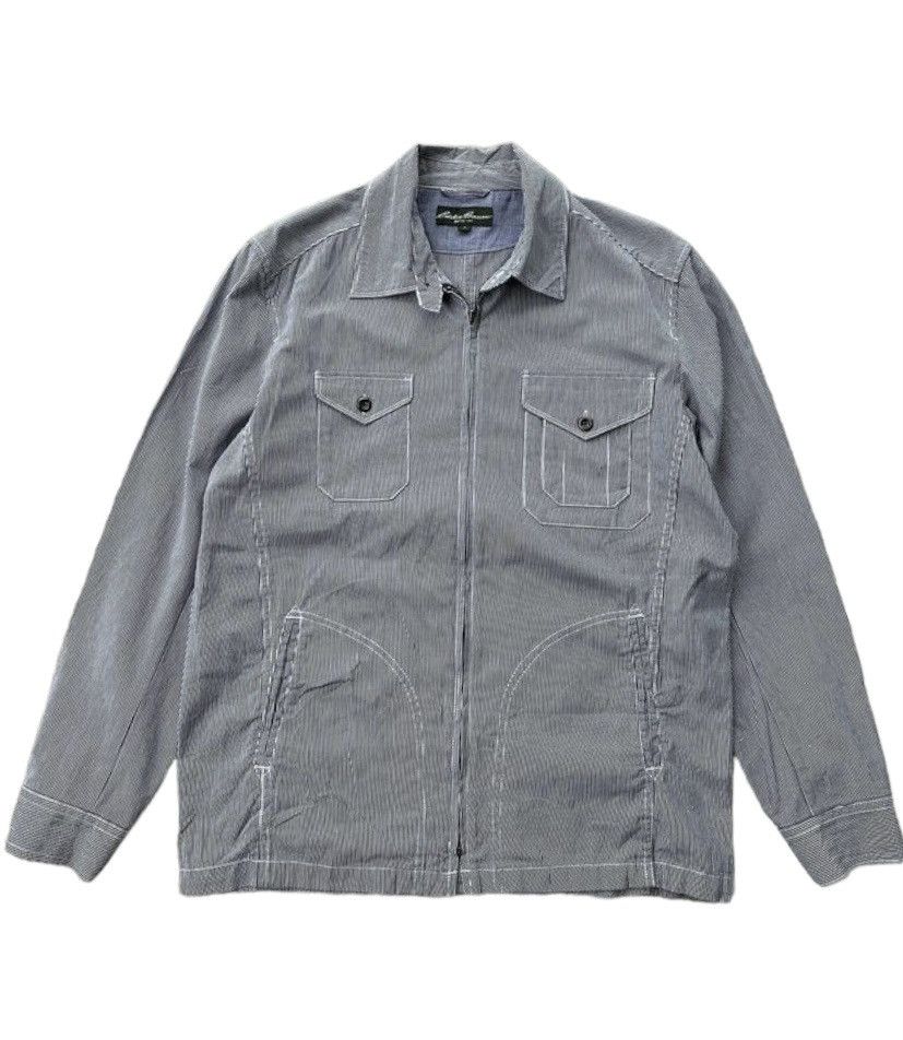 VINTAGE EDDIE BAUER HICKORY WORK JACKET