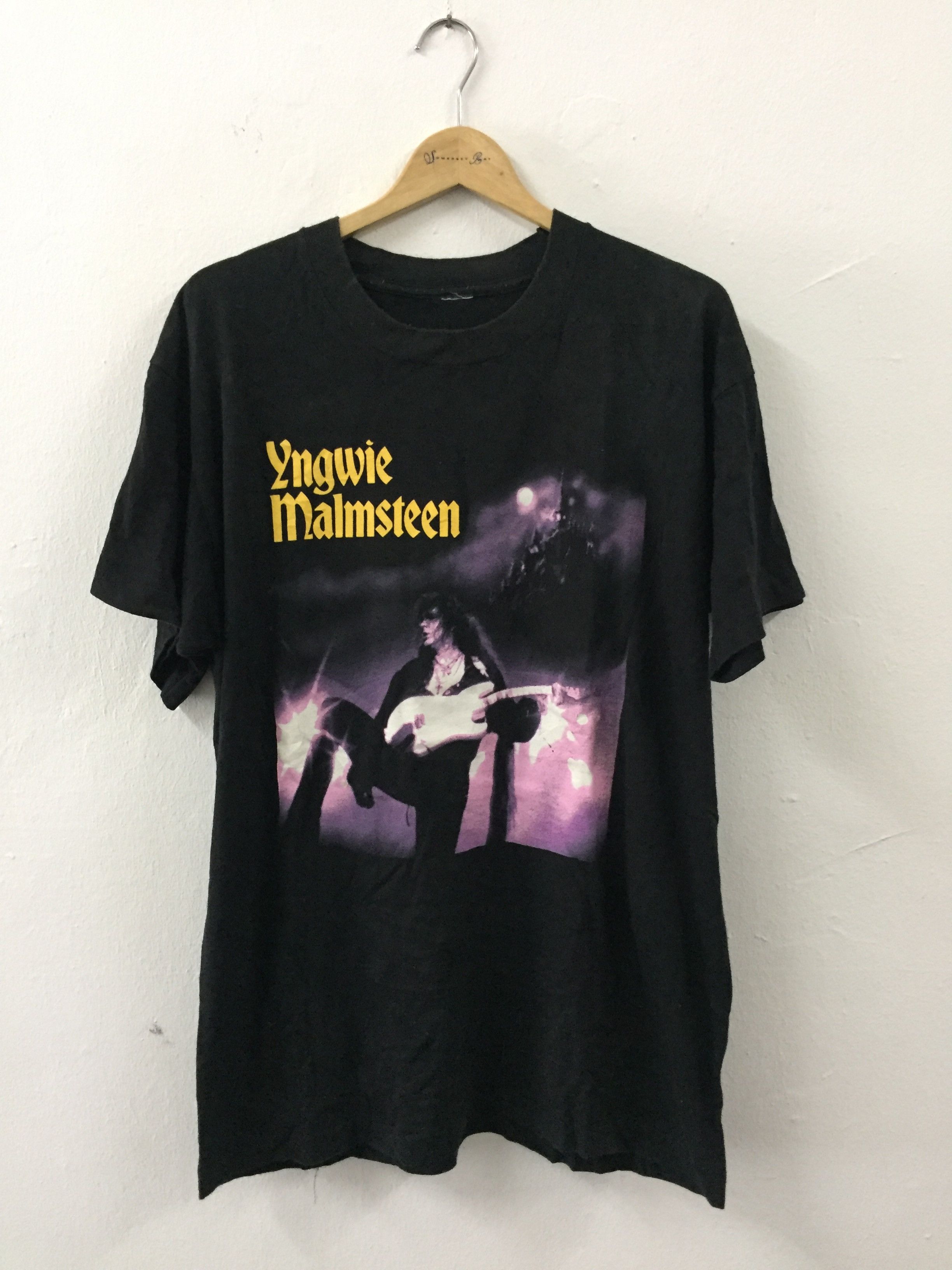 95年 YNGWIE MALMSTEEN ジャパンツアーTシャツ 未使用 95年 YNGWIE MALMSTEEN ジャパンツアーTシャツ 95年 YNGWIE MALMSTEEN