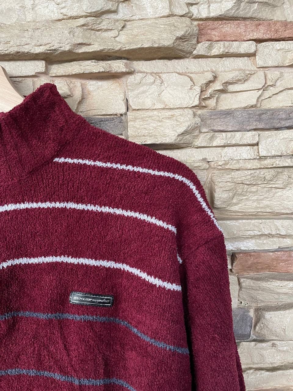 Dunlop Vintage Dunlop Motorsport Stripes Knitwear Size M / US 6-8 / IT 42-44 - 6 Thumbnail