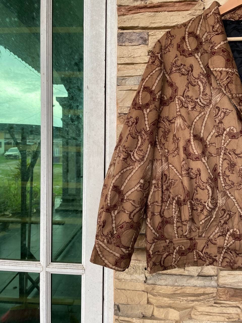 Japanese Brand Ladies Fashion Fullprint Blazer Inspired Versace Size L / US 10 / IT 46 - 5 Thumbnail