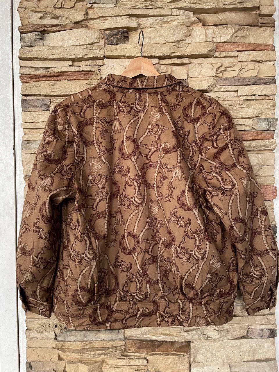 Japanese Brand Ladies Fashion Fullprint Blazer Inspired Versace Size L / US 10 / IT 46 - 2 Thumbnail