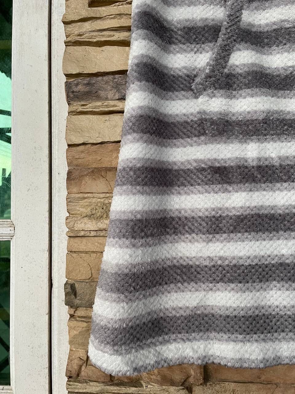 Vintage Dyukas Short Sleeves Stripes Fleece Hoodies Size M / US 6-8 / IT 42-44 - 9 Thumbnail