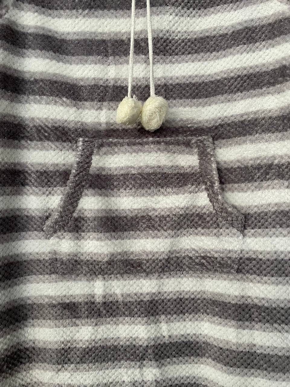 Vintage Dyukas Short Sleeves Stripes Fleece Hoodies Size M / US 6-8 / IT 42-44 - 10 Thumbnail