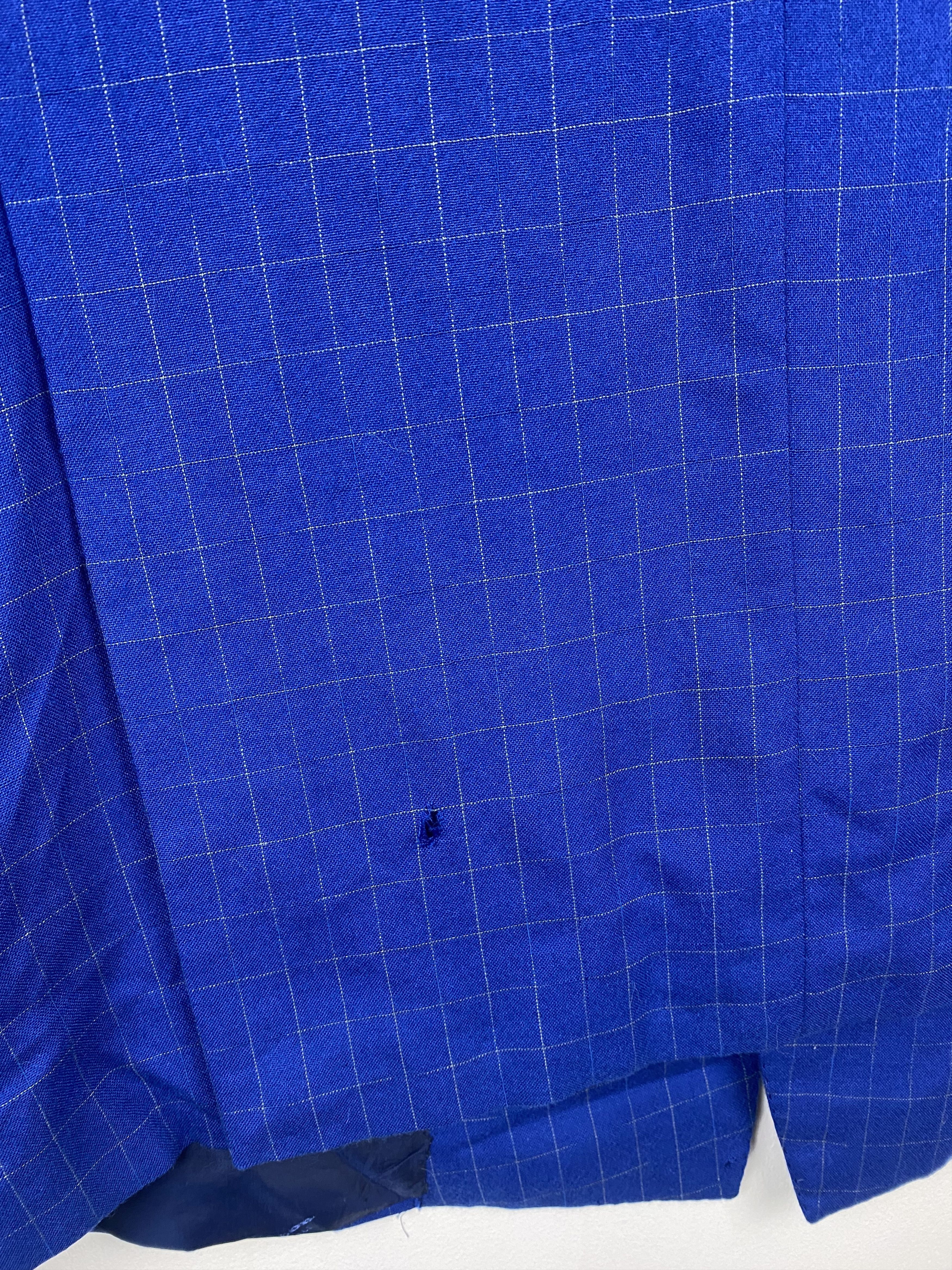 Kiton 90s KITON Blue 100% CASHMERE Distressed Suit Blazer M293 Size 54R - 12 Thumbnail