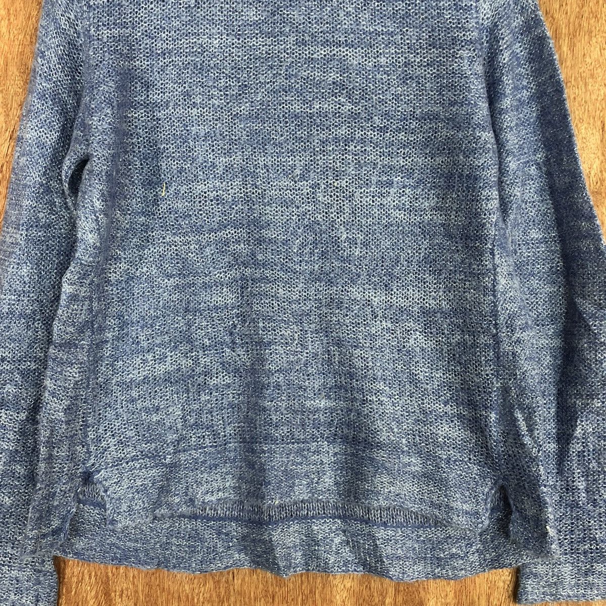 Homespun Knitwear 22 Octobre Blue Shag Shaggy Knitwear #H099 Size US M / EU 48-50 / 2 - 8 Thumbnail