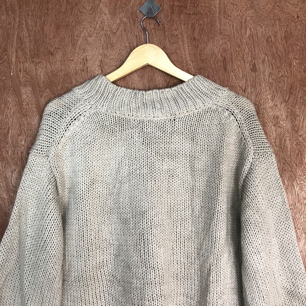 Global Work Brown distressed knitwear Cardigan #H122