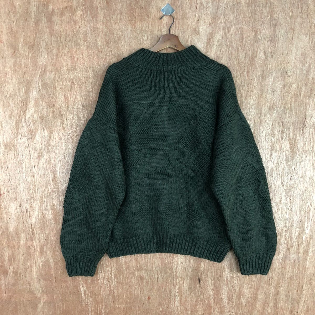 Homespun Knitwear Japan Green vintage streetwear Knitwear #H120 Size US L / EU 52-54 / 3 - 10 Thumbnail
