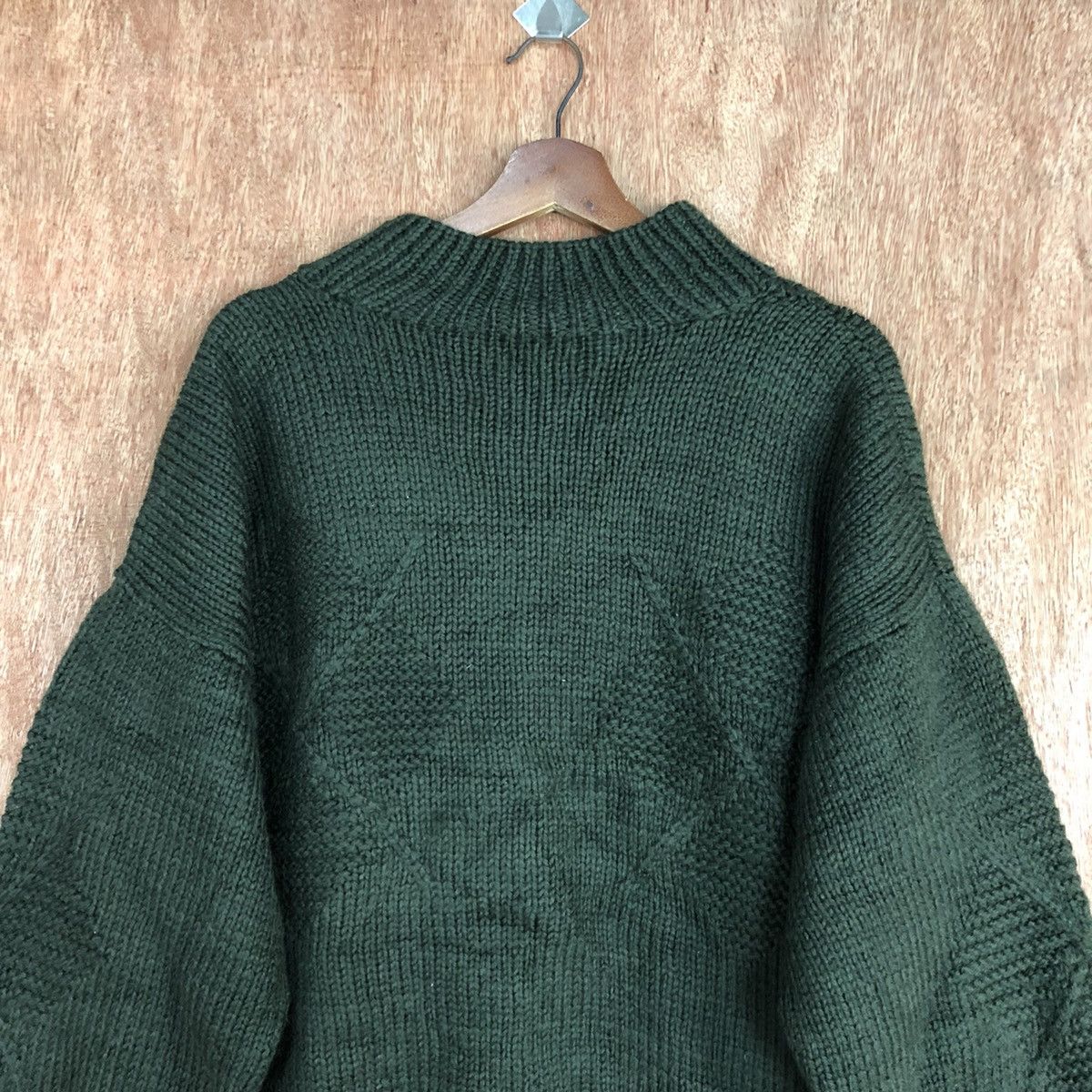 Homespun Knitwear Japan Green vintage streetwear Knitwear #H120 Size US L / EU 52-54 / 3 - 11 Thumbnail