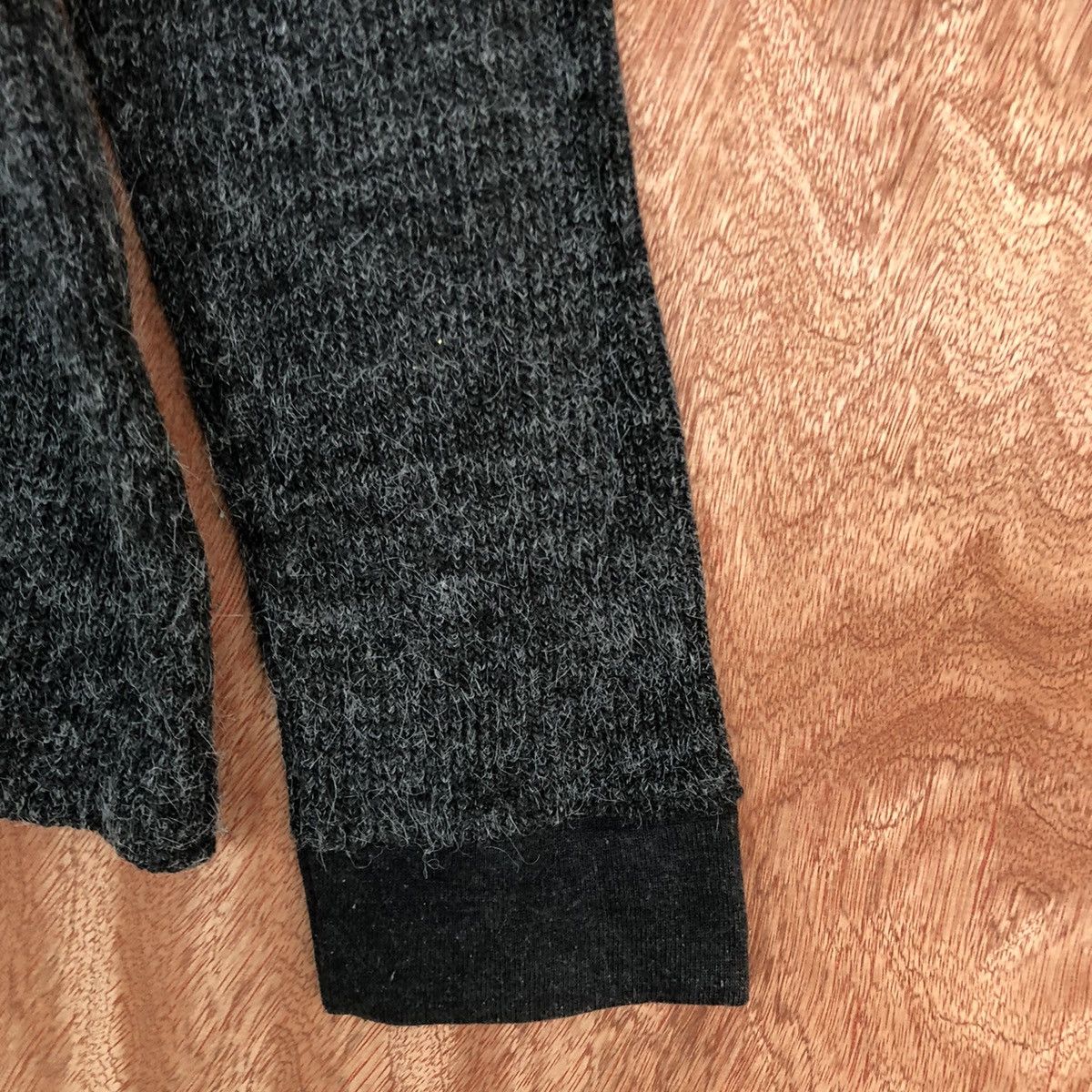 Homespun Knitwear Chloro Black Shag Shaggy Knitwear #H117 Size US M / EU 48-50 / 2 - 4 Thumbnail