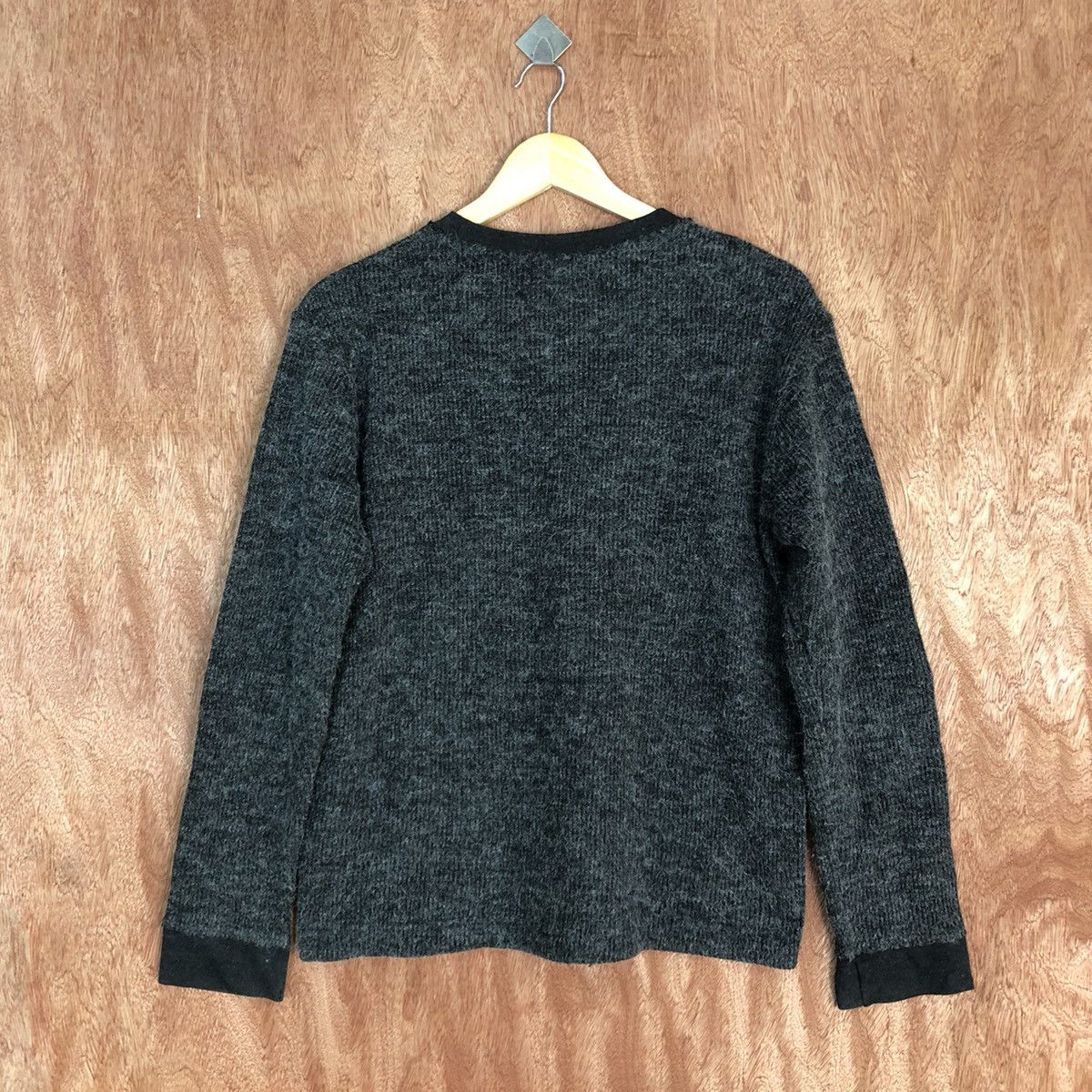 Homespun Knitwear Chloro Black Shag Shaggy Knitwear #H117 Size US M / EU 48-50 / 2 - 13 Thumbnail