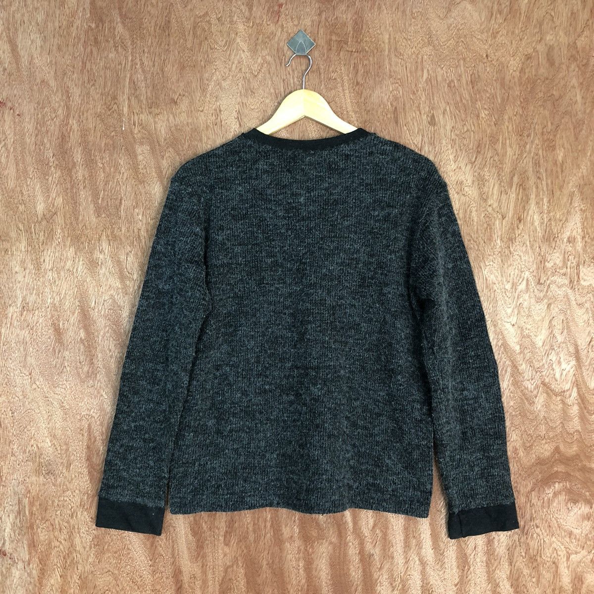 Homespun Knitwear Chloro Black Shag Shaggy Knitwear #H117 Size US M / EU 48-50 / 2 - 11 Thumbnail