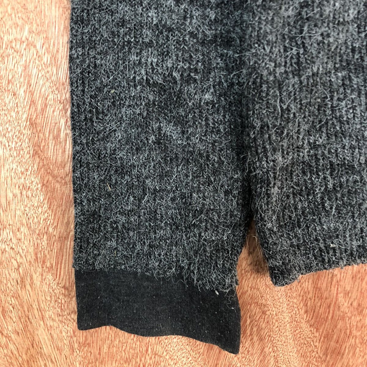 Homespun Knitwear Chloro Black Shag Shaggy Knitwear #H117 Size US M / EU 48-50 / 2 - 6 Thumbnail