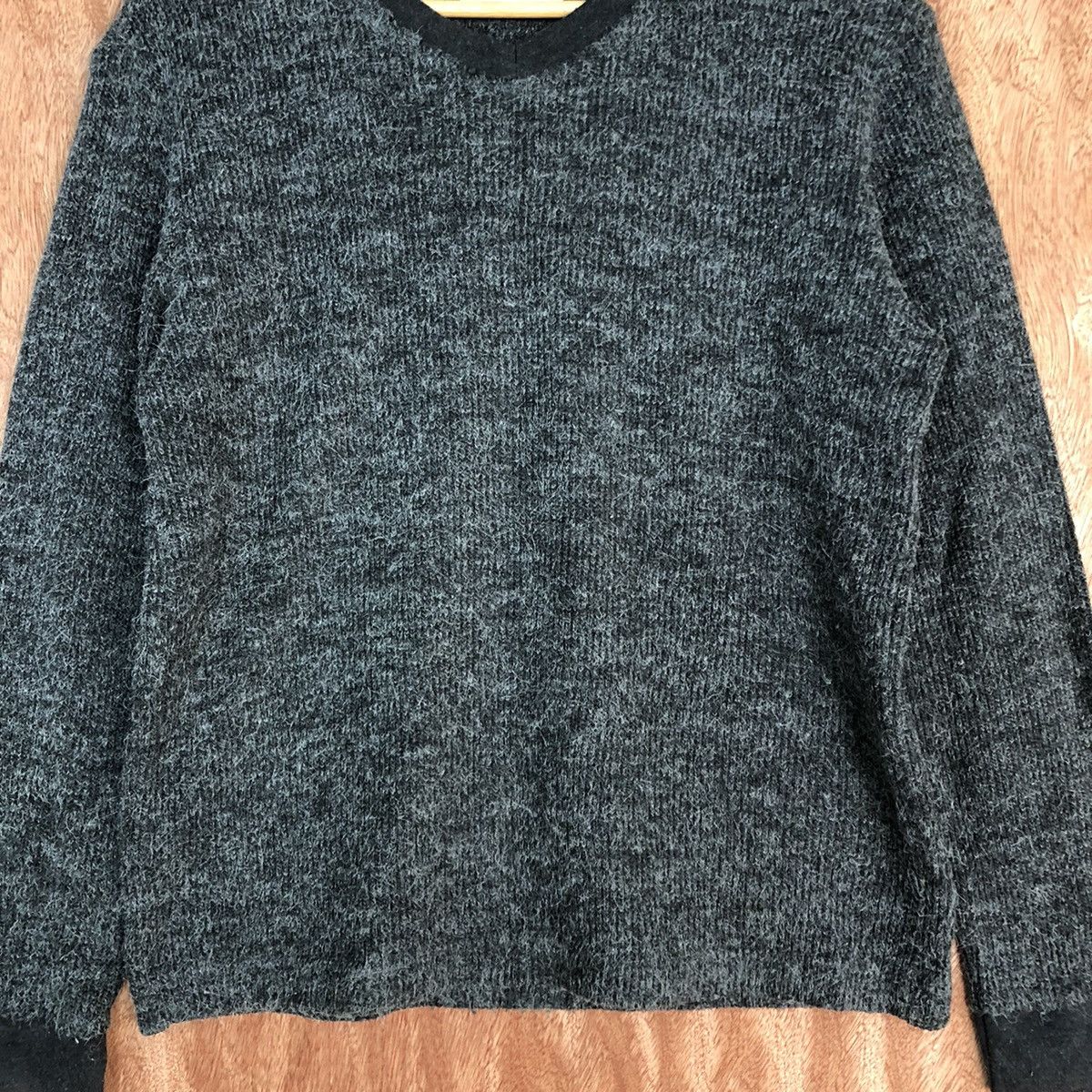 Homespun Knitwear Chloro Black Shag Shaggy Knitwear #H117 Size US M / EU 48-50 / 2 - 8 Thumbnail