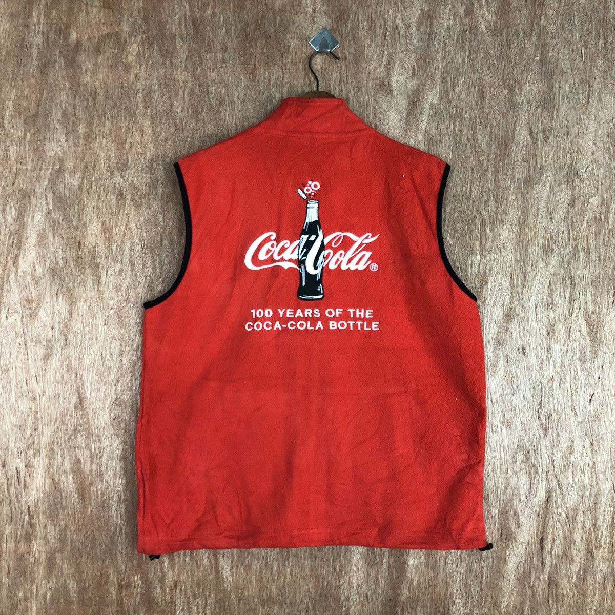 Coca Cola 100 Years Coca Cola Red Vest #H118 Size US L / EU 52-54 / 3 - 3 Thumbnail