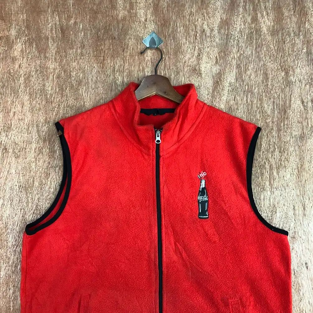 Coca Cola 100 Years Coca Cola Red Vest #H118 Size US L / EU 52-54 / 3 - 5 Thumbnail
