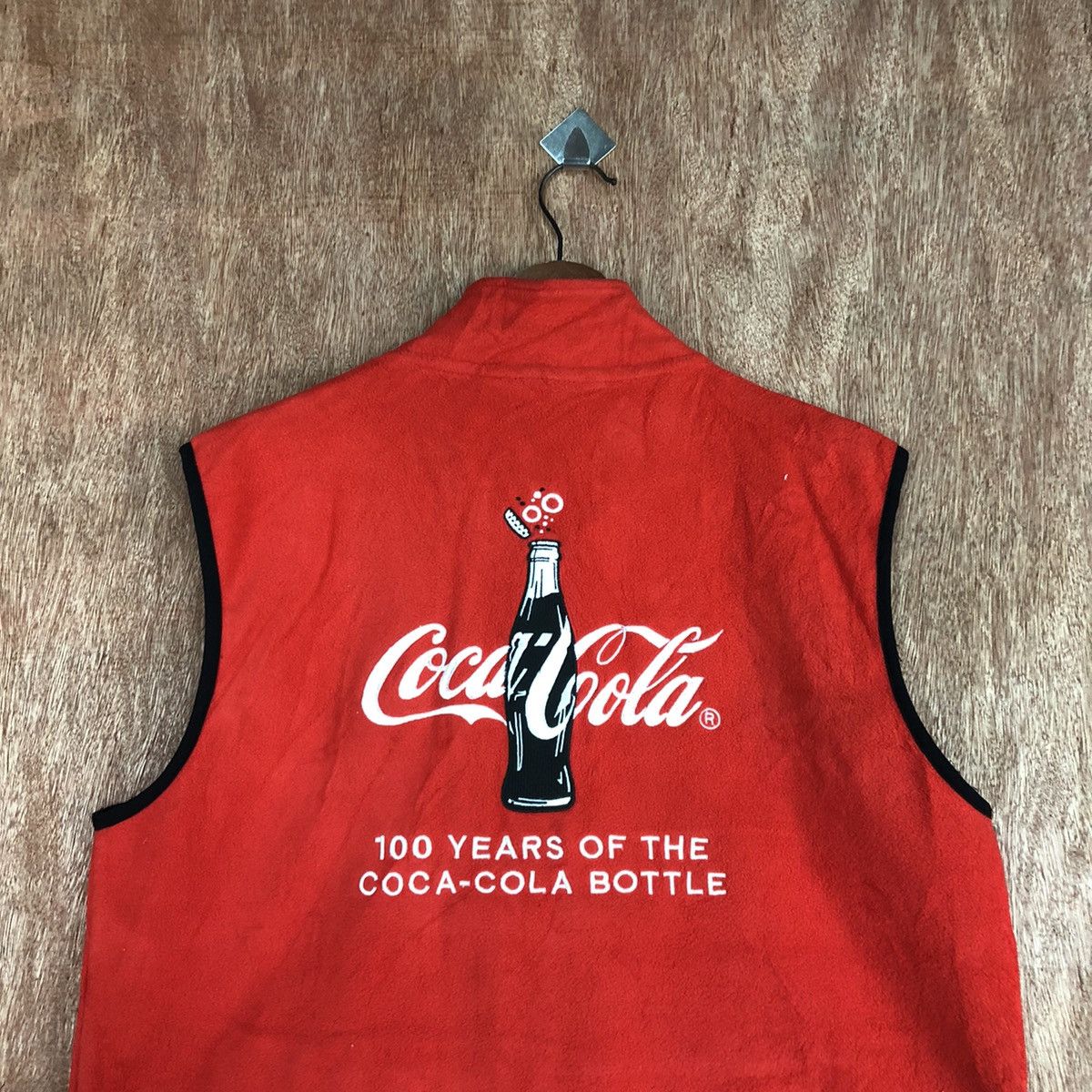 Coca Cola 100 Years Coca Cola Red Vest #H118 Size US L / EU 52-54 / 3 - 2 Thumbnail