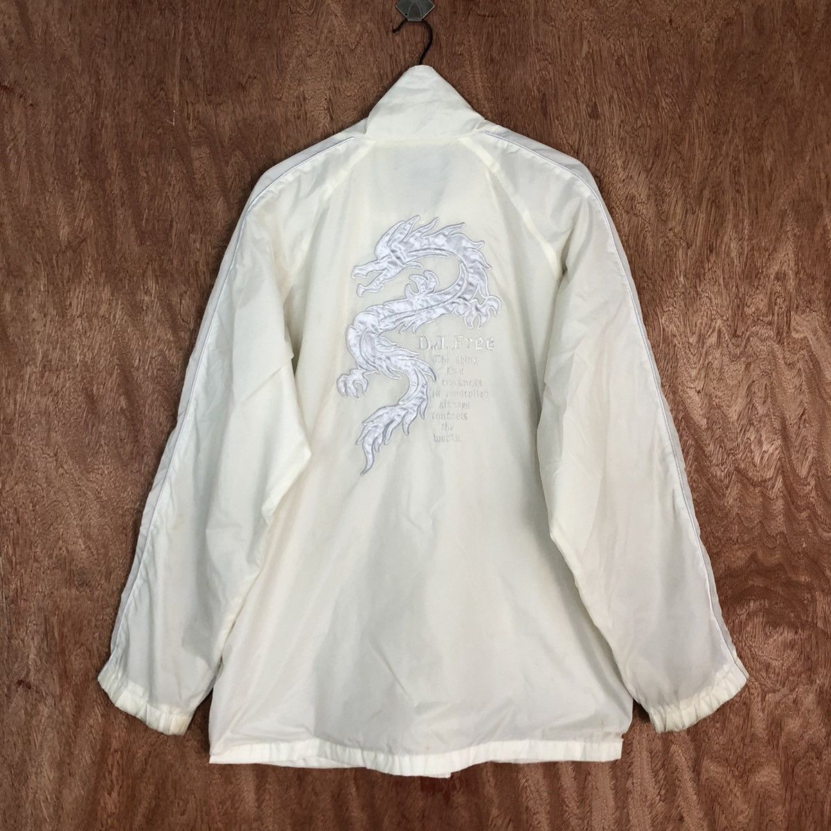 Japanese Brand D.J Free dragon White Light Jacket #H305 Size US XL / EU 56 / 4 - 3 Thumbnail