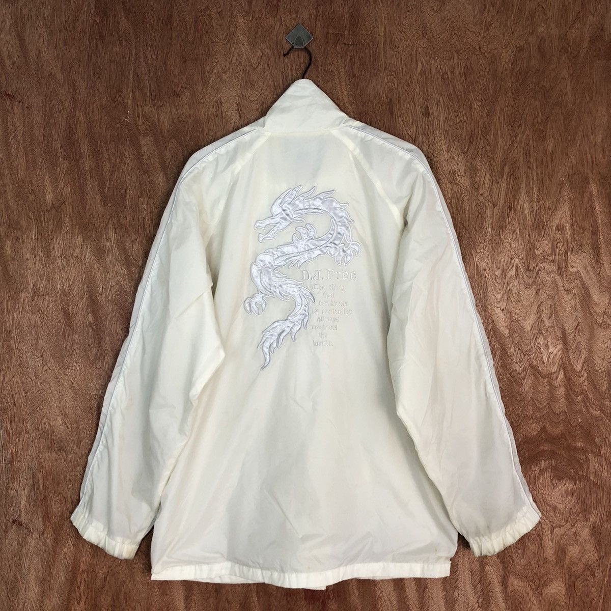 Japanese Brand D.J Free dragon White Light Jacket #H305 Size US XL / EU 56 / 4 - 1 Thumbnail