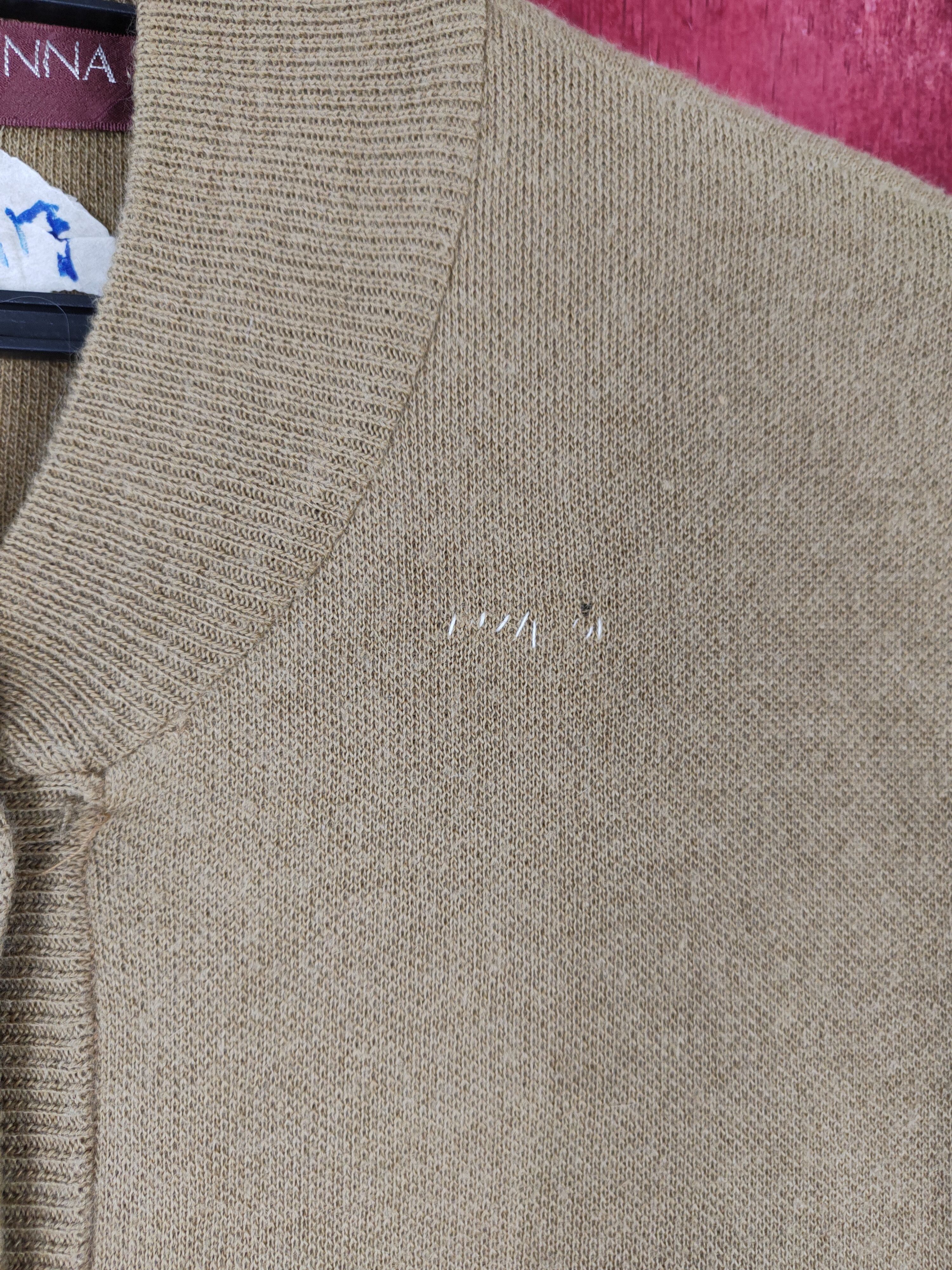 Japanese Brand Jovinna Brown Knitwear long Cardigan #5917 Size XL / US 12-14 / IT 48-50 - 3 Thumbnail