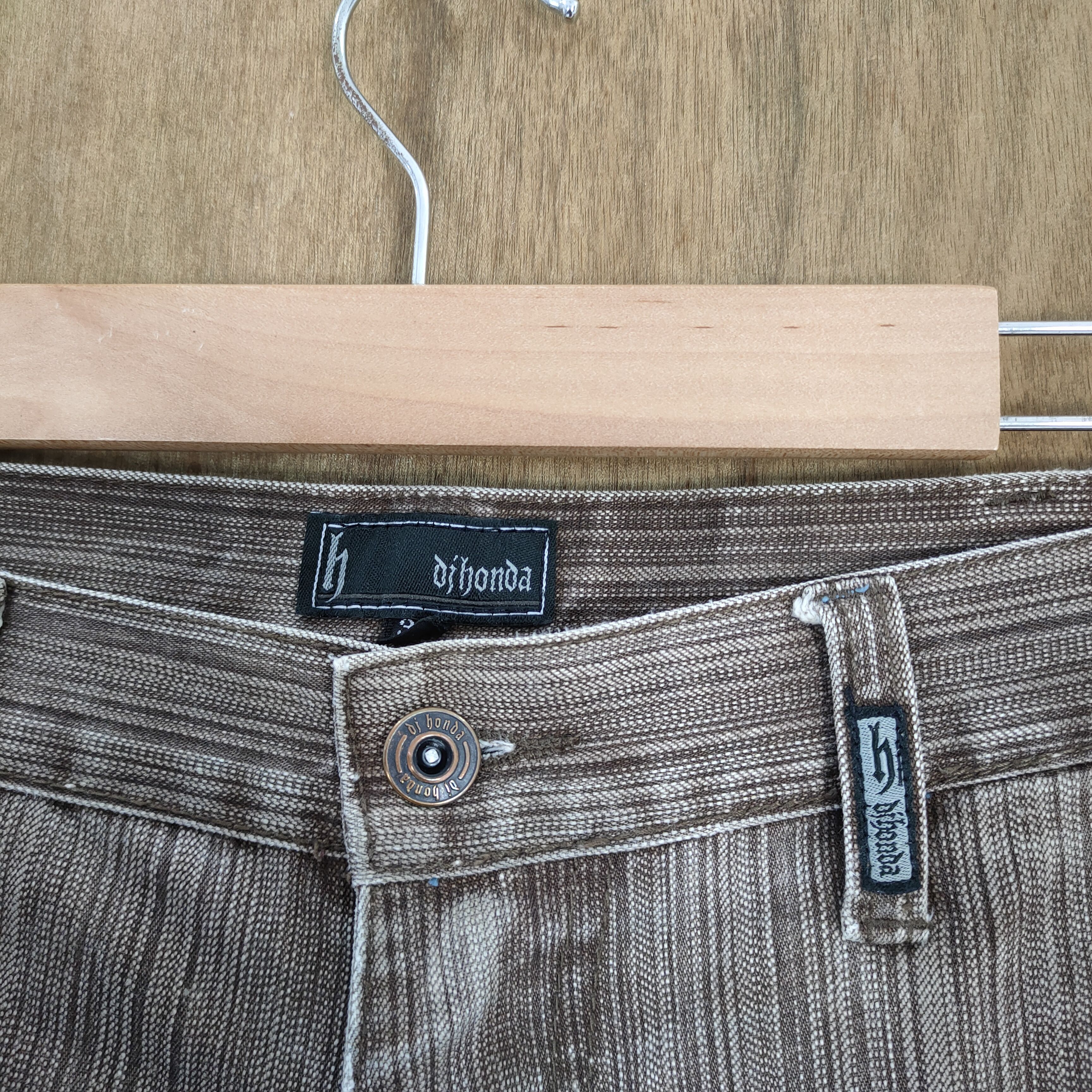 Honda VINTAGE DI HONDA FADED BROWN CARGO PANTS Size US 34 / EU 50 - 8 Thumbnail