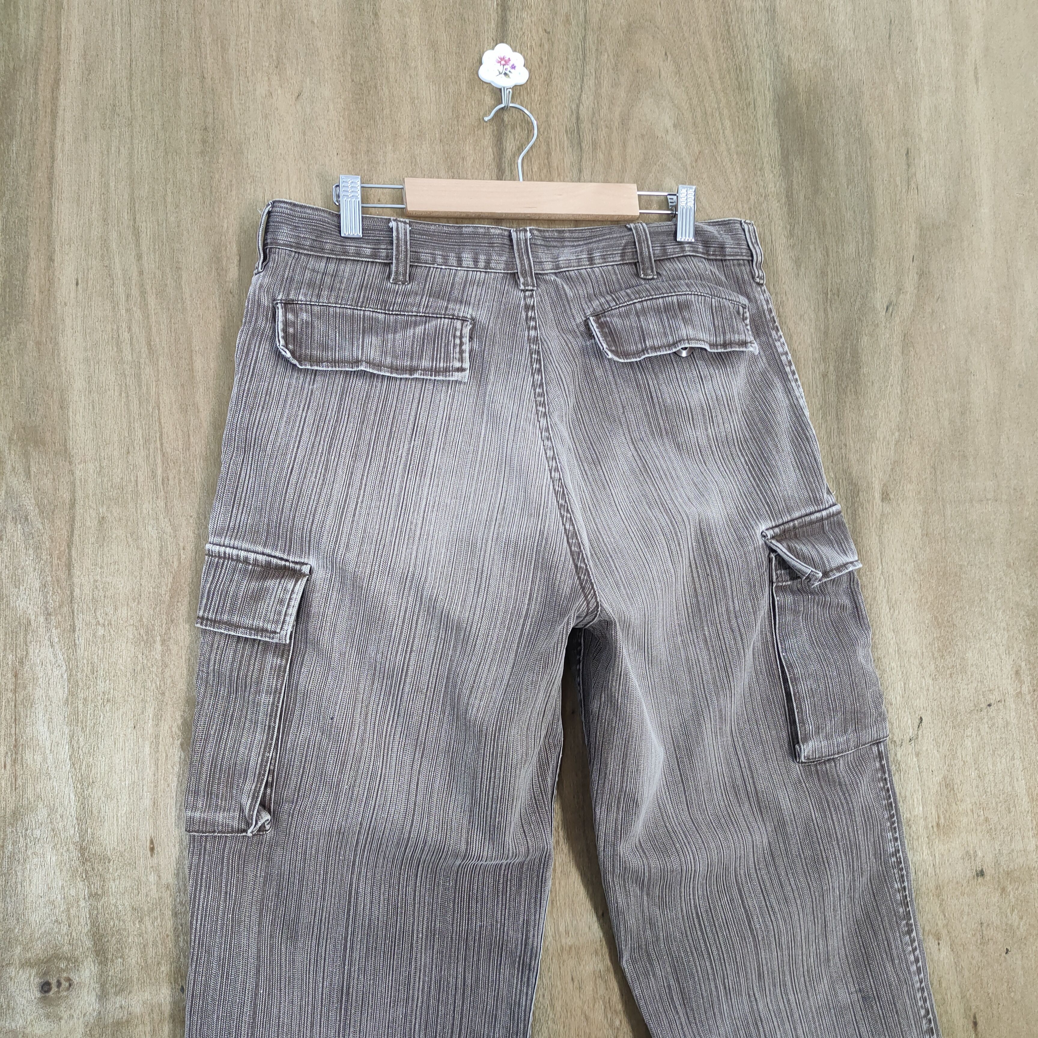 Honda VINTAGE DI HONDA FADED BROWN CARGO PANTS Size US 34 / EU 50 - 10 Thumbnail