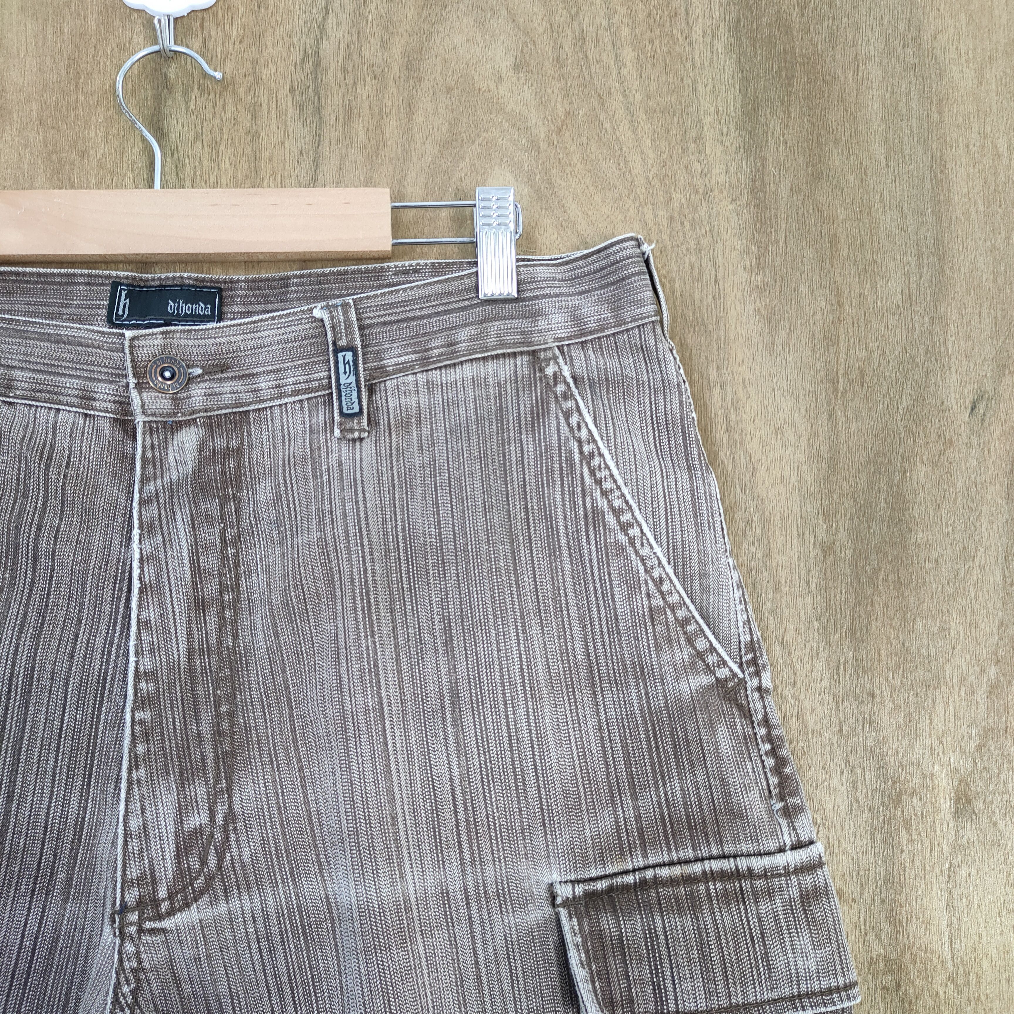 Honda VINTAGE DI HONDA FADED BROWN CARGO PANTS Size US 34 / EU 50 - 7 Thumbnail