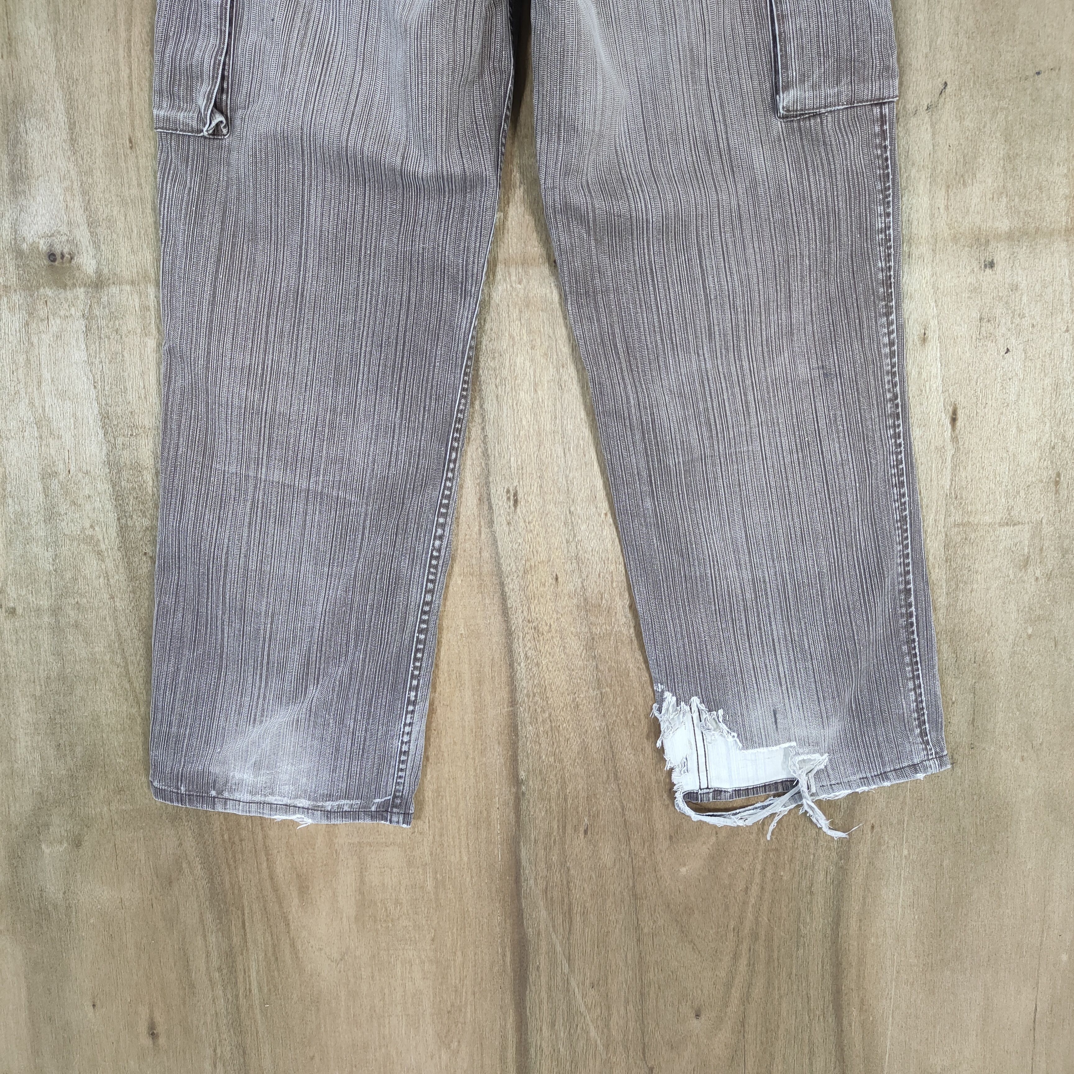 Honda VINTAGE DI HONDA FADED BROWN CARGO PANTS Size US 34 / EU 50 - 11 Thumbnail