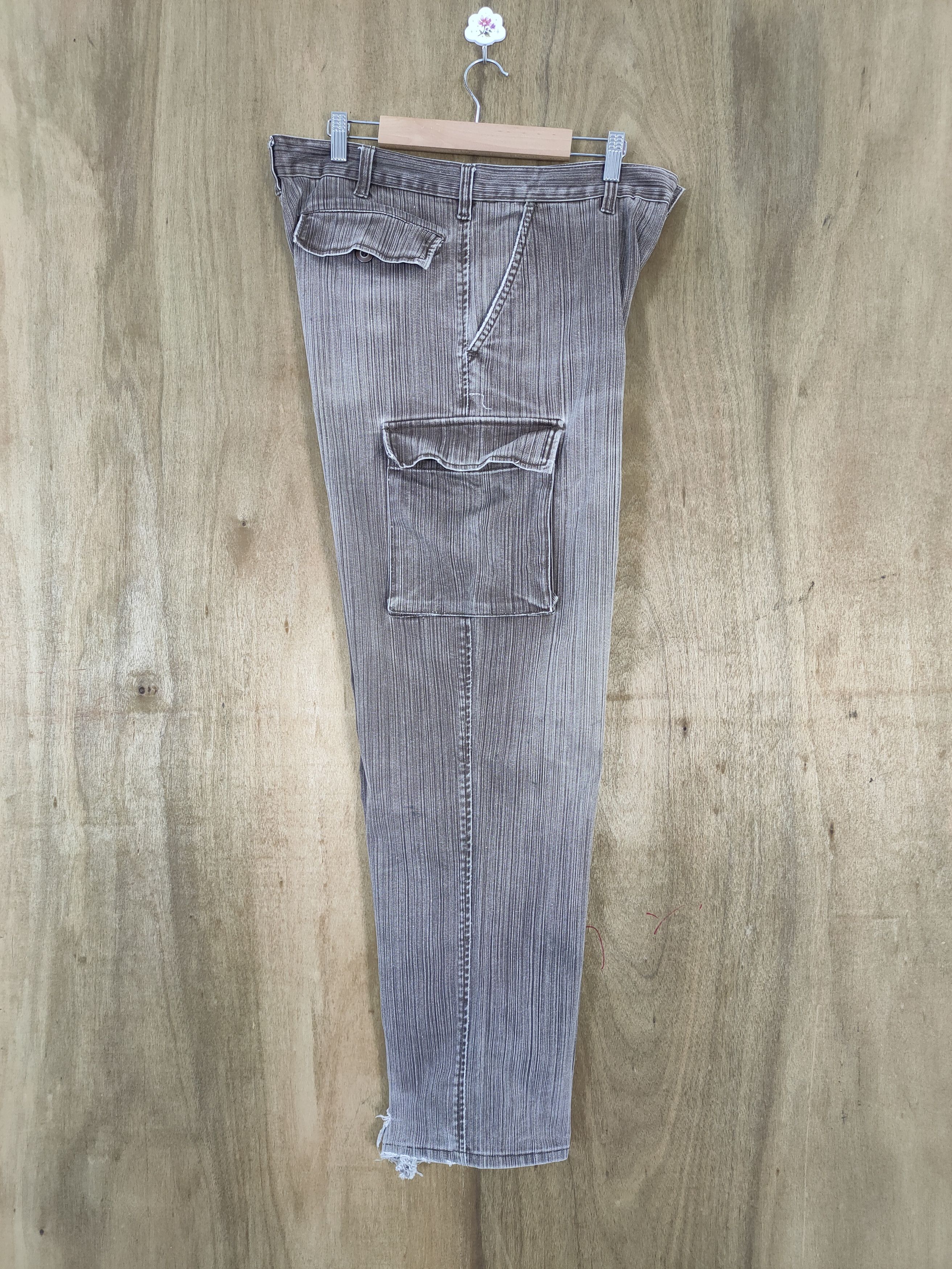 Honda VINTAGE DI HONDA FADED BROWN CARGO PANTS Size US 34 / EU 50 - 14 Thumbnail