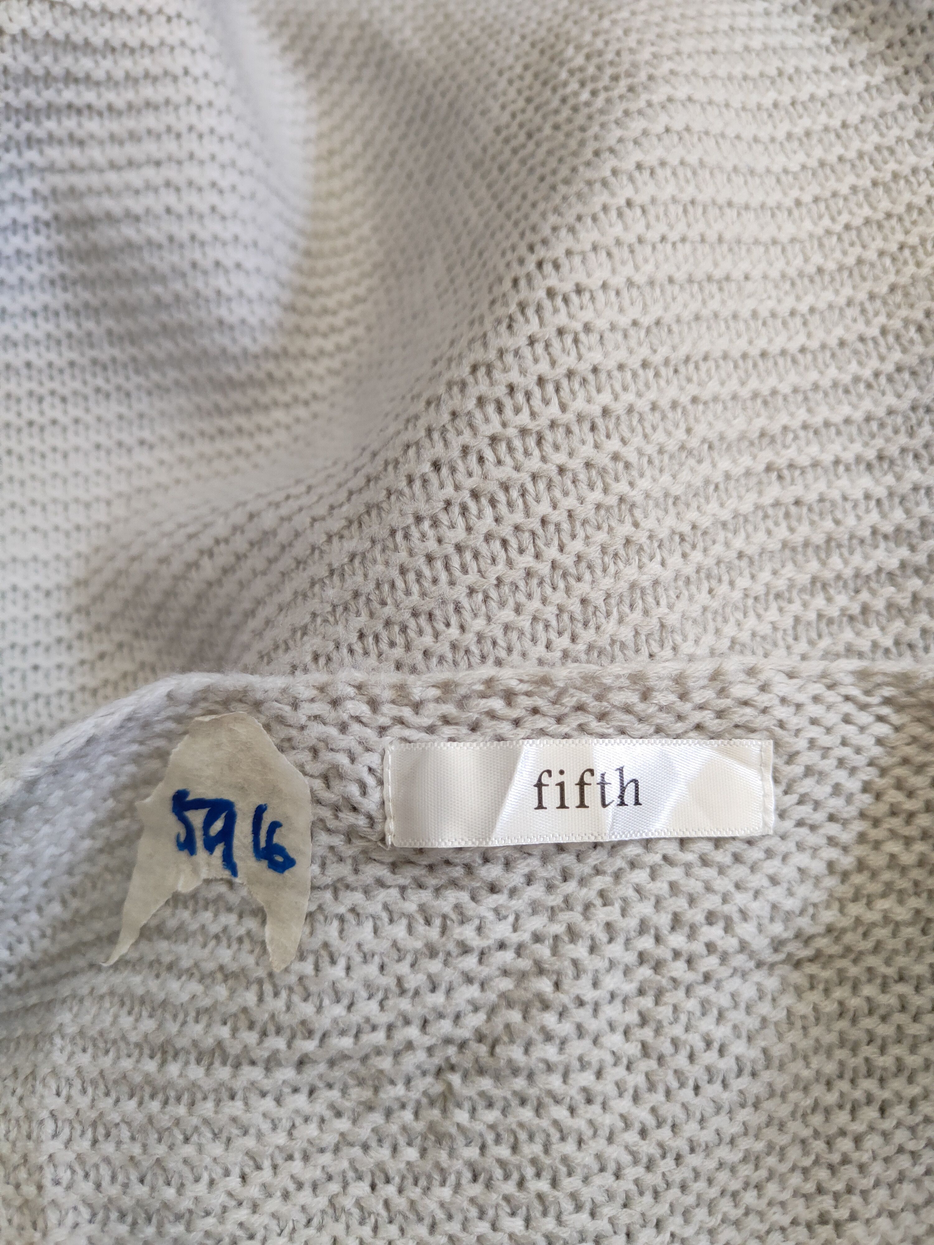 Japanese Brand Fifth Light Gray Knitwear long Cardigan #5916 Size M / US 6-8 / IT 42-44 - 13 Thumbnail
