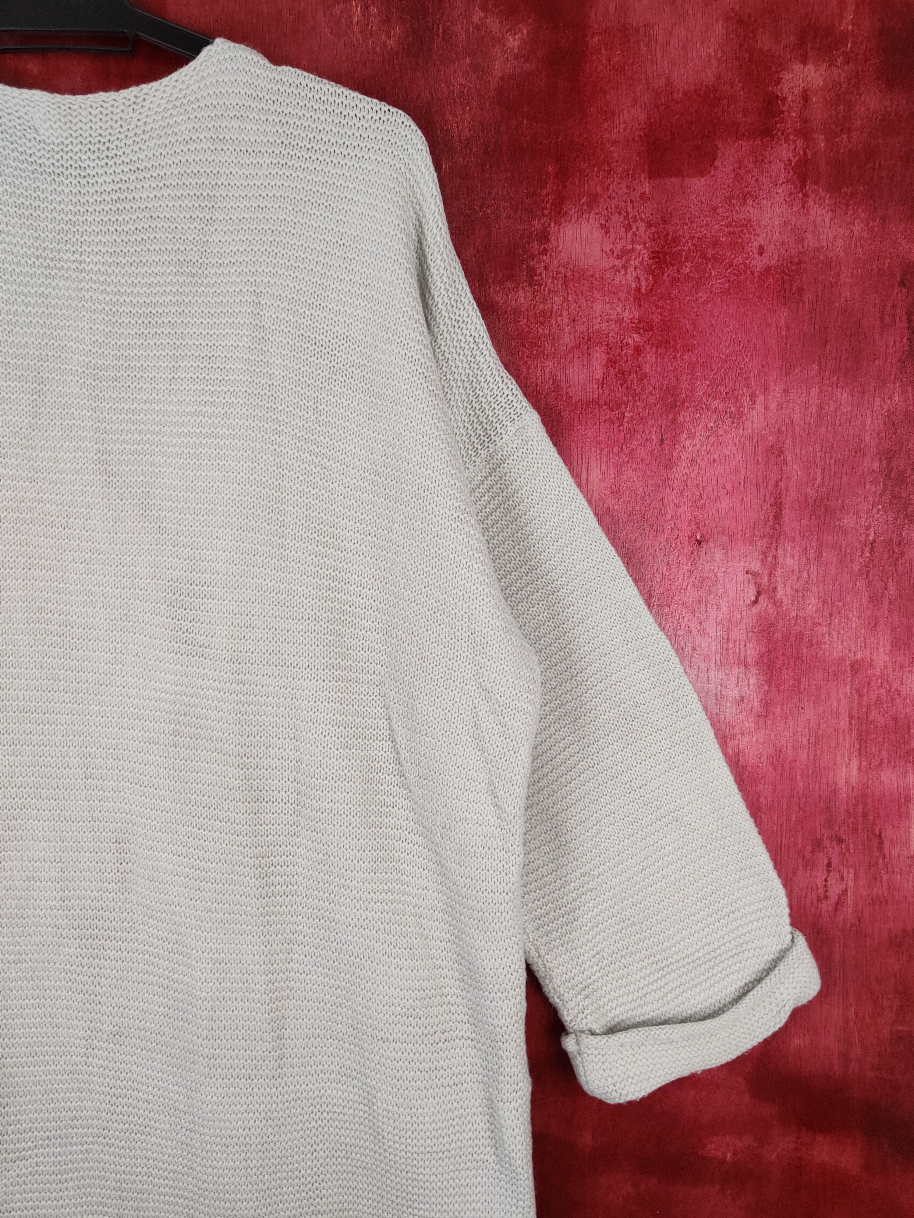 Japanese Brand Fifth Light Gray Knitwear long Cardigan #5916 Size M / US 6-8 / IT 42-44 - 10 Thumbnail
