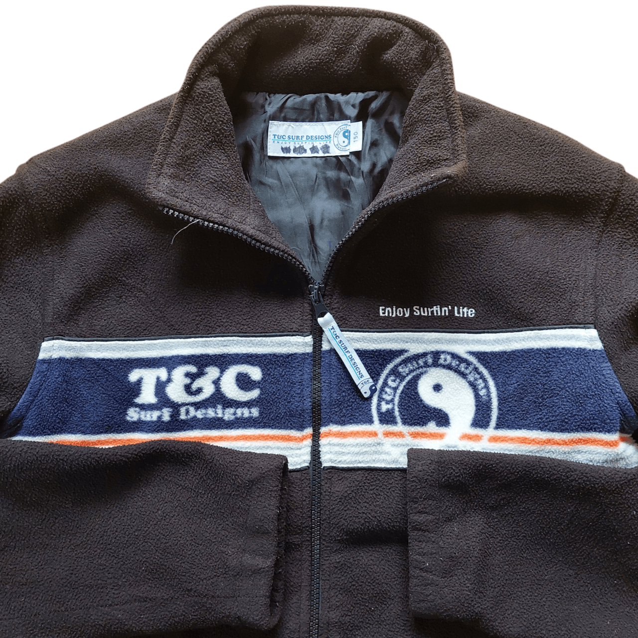 Japanese Brand × Vintage VINTAGE T&C SURF DESIGN FLEECE BIG SPELLOUT Size US S / EU 44-46 / 1 - 6 Thumbnail