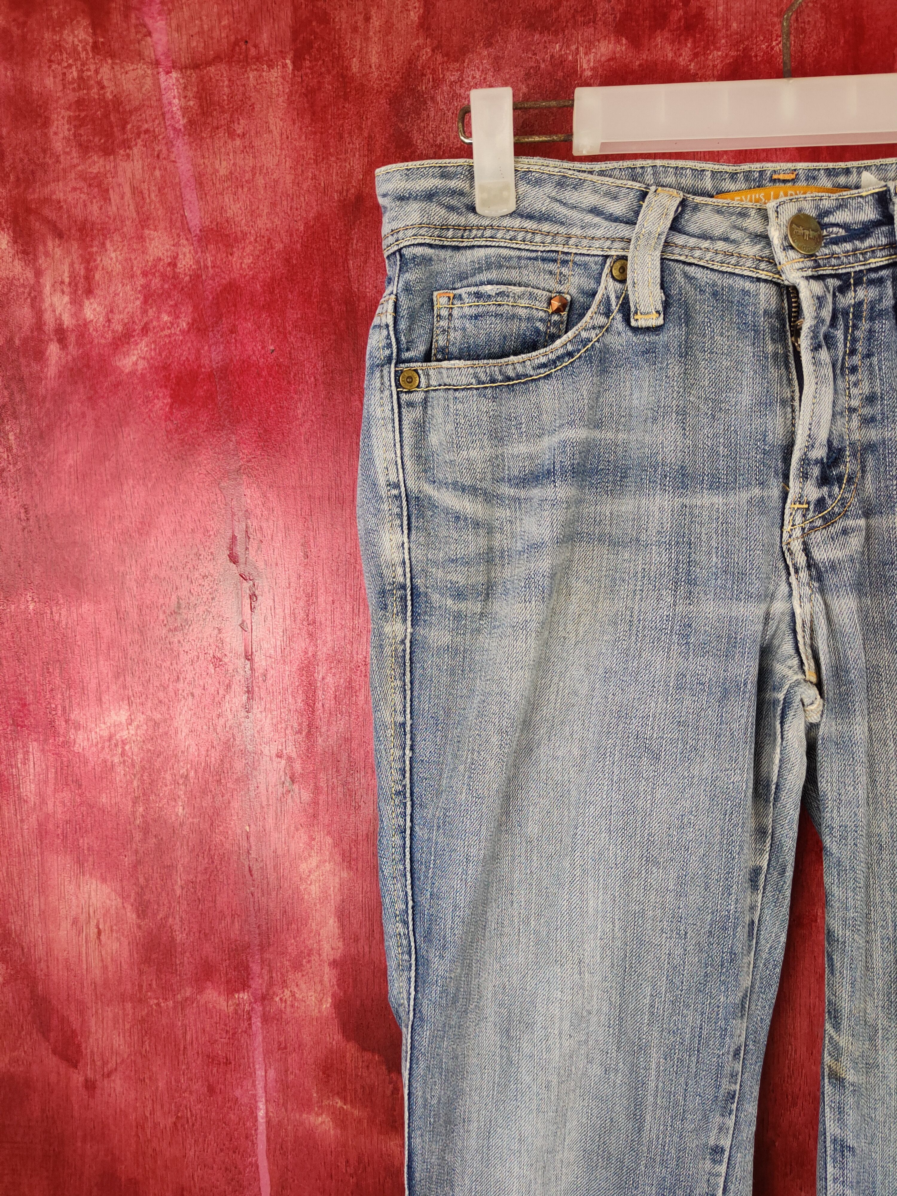 Levi's × Vintage Levi's Lady Style Blue faded jeans vintage Denim #5972 Size 30" / US 8 / IT 44 - 3 Thumbnail
