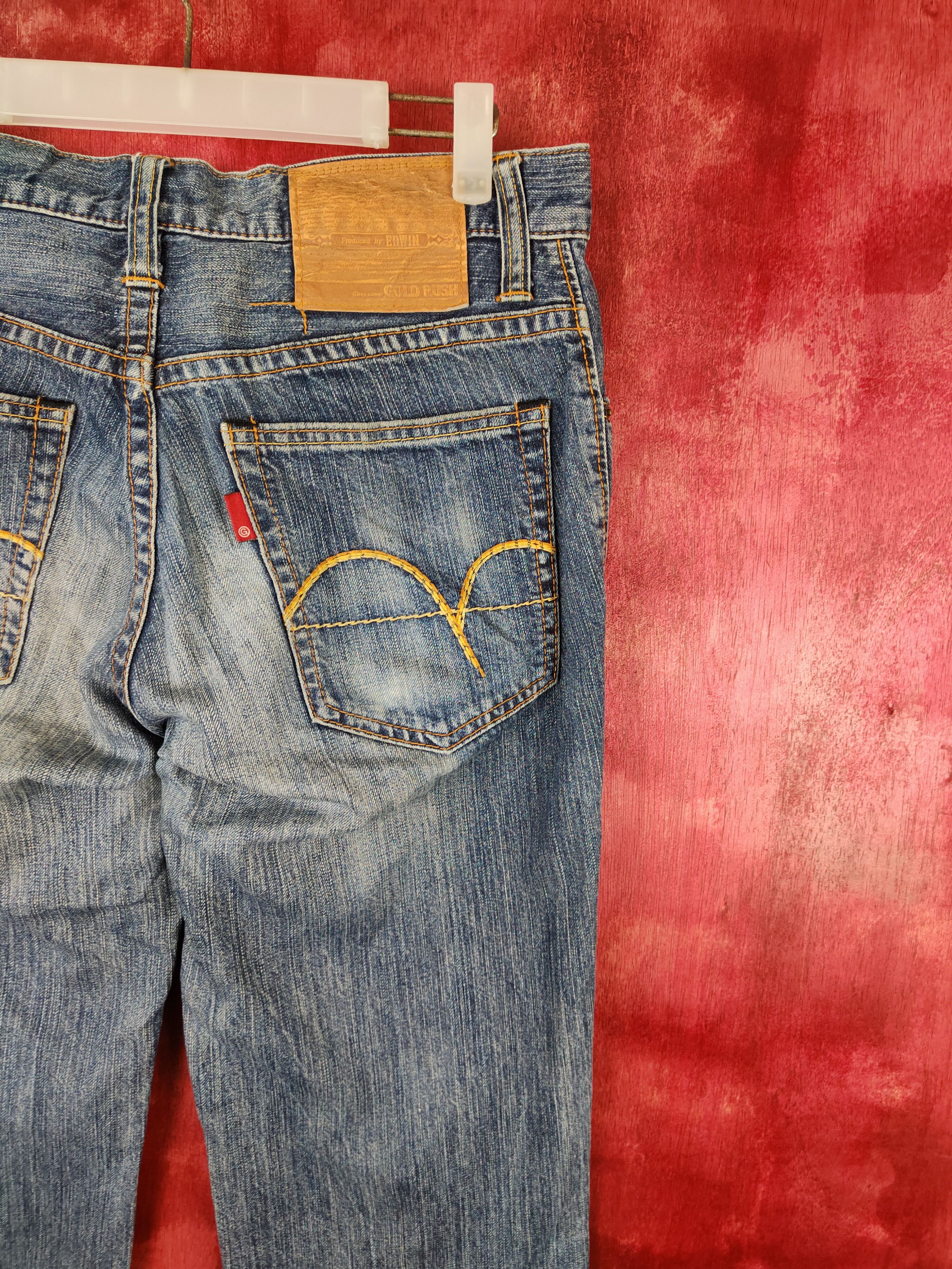 Edwin Edwin Faded Blue jeans vintage distressed Denim #5967 Size US 31 - 11 Thumbnail