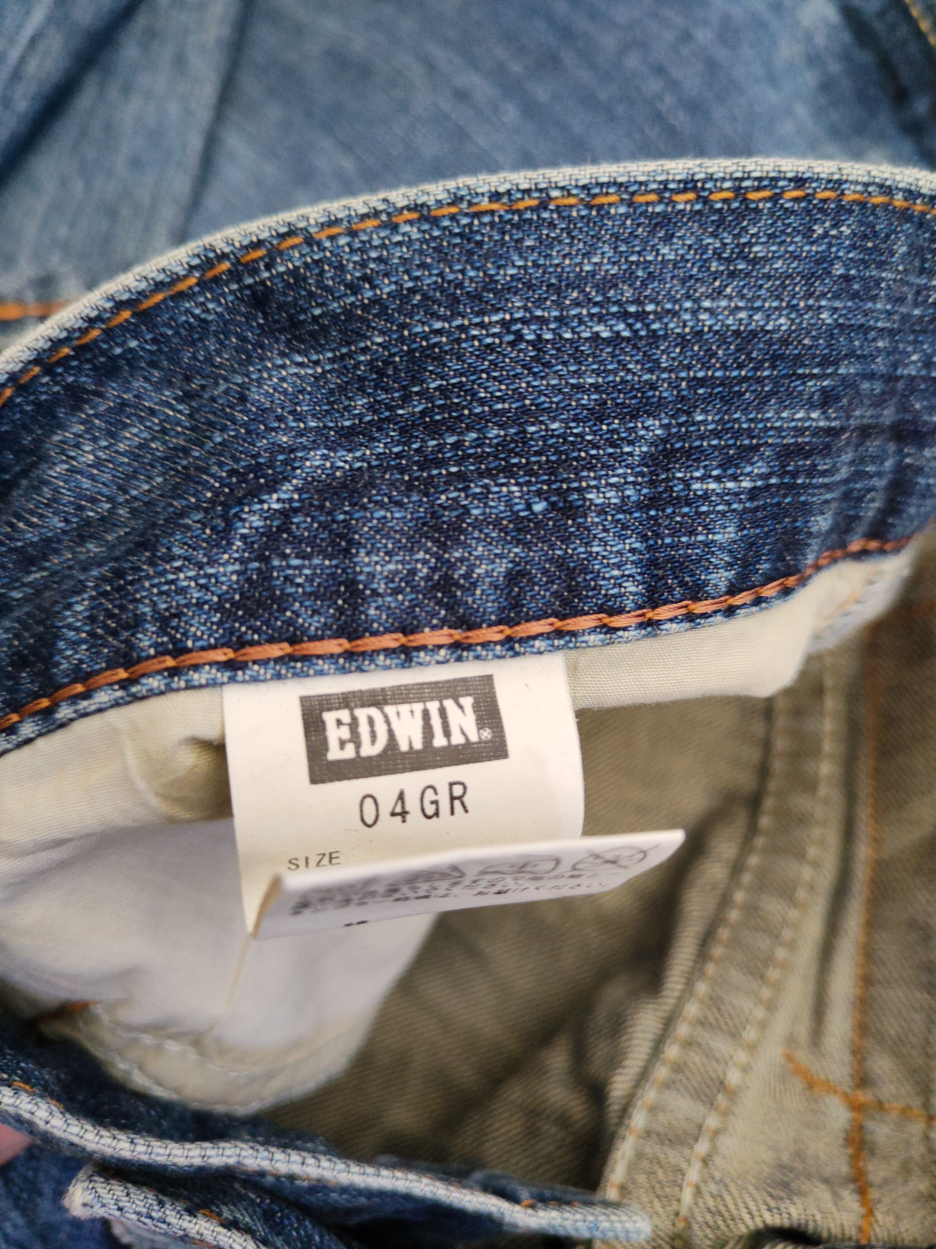 Edwin Edwin Faded Blue jeans vintage distressed Denim #5967 Size US 31 - 15 Thumbnail
