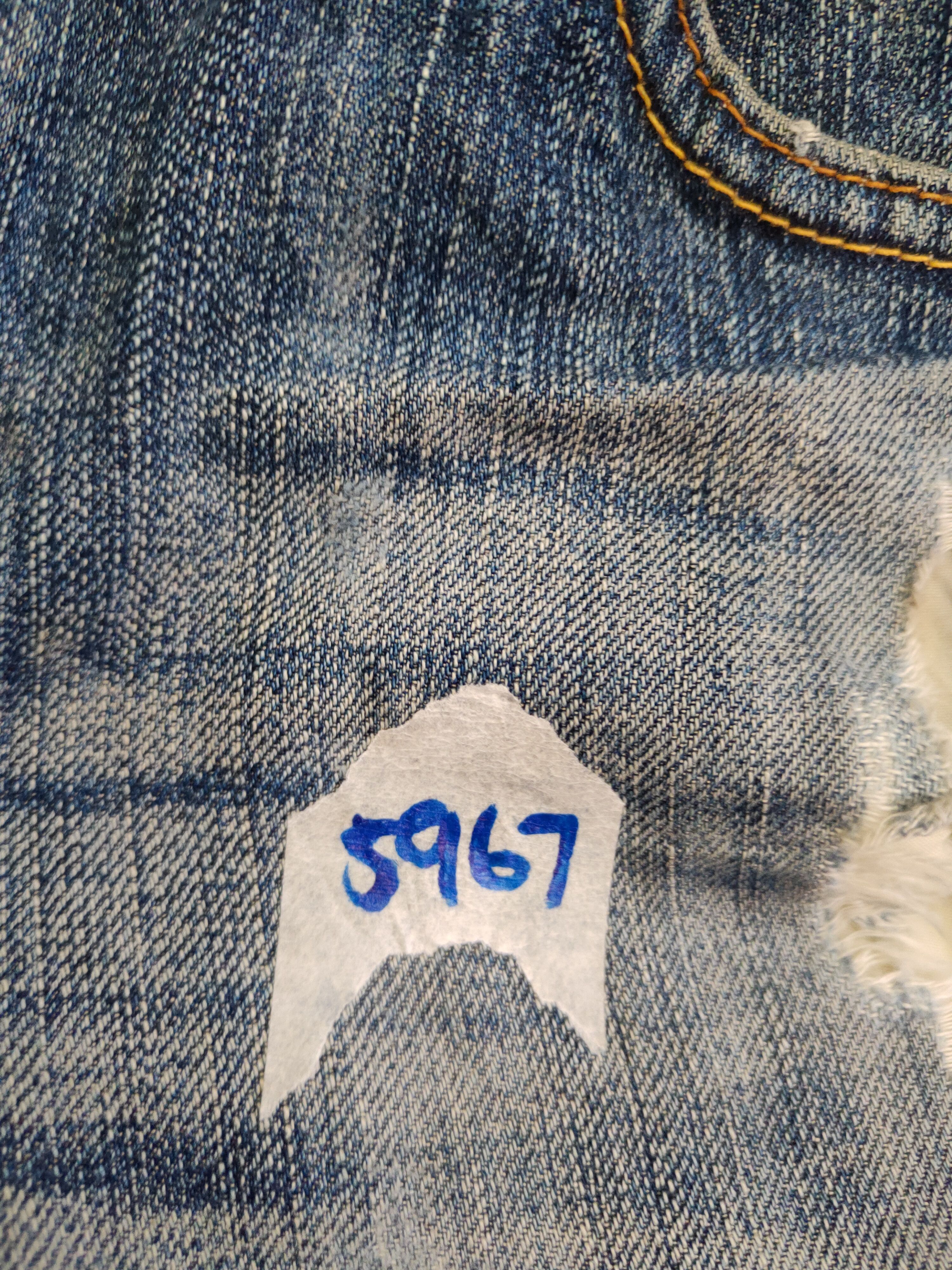 Edwin Edwin Faded Blue jeans vintage distressed Denim #5967 Size US 31 - 16 Thumbnail