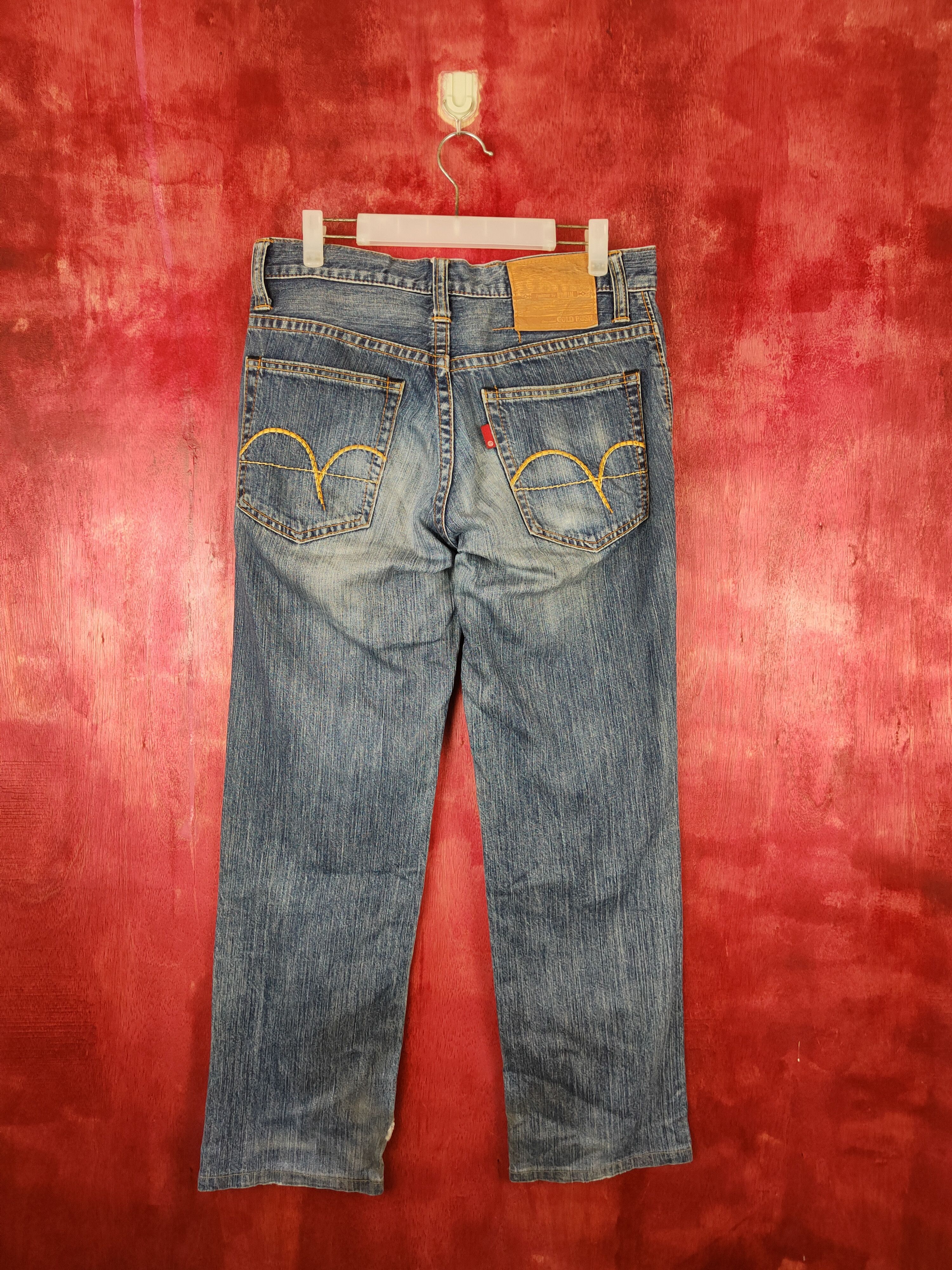 Edwin Edwin Faded Blue jeans vintage distressed Denim #5967 Size US 31 - 7 Thumbnail